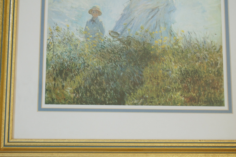 'Woman with a Parasol' by Claude Monet