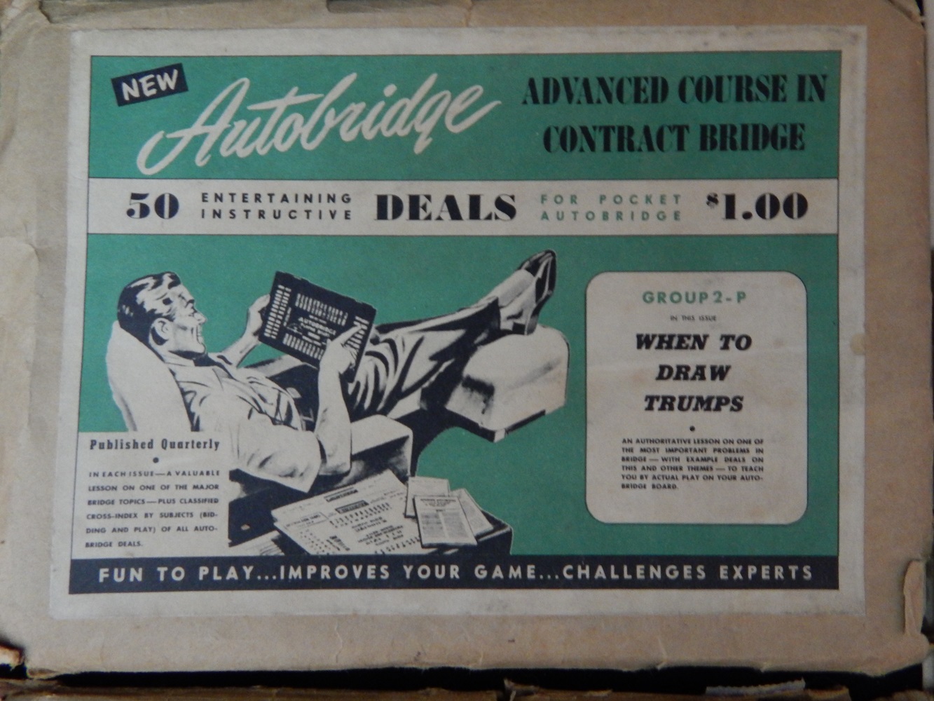 Vintage Card Book and Bridge Items