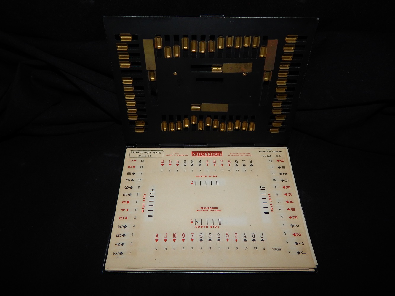 Vintage Card Book and Bridge Items