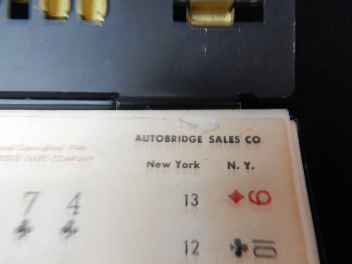 Vintage Card Book and Bridge Items