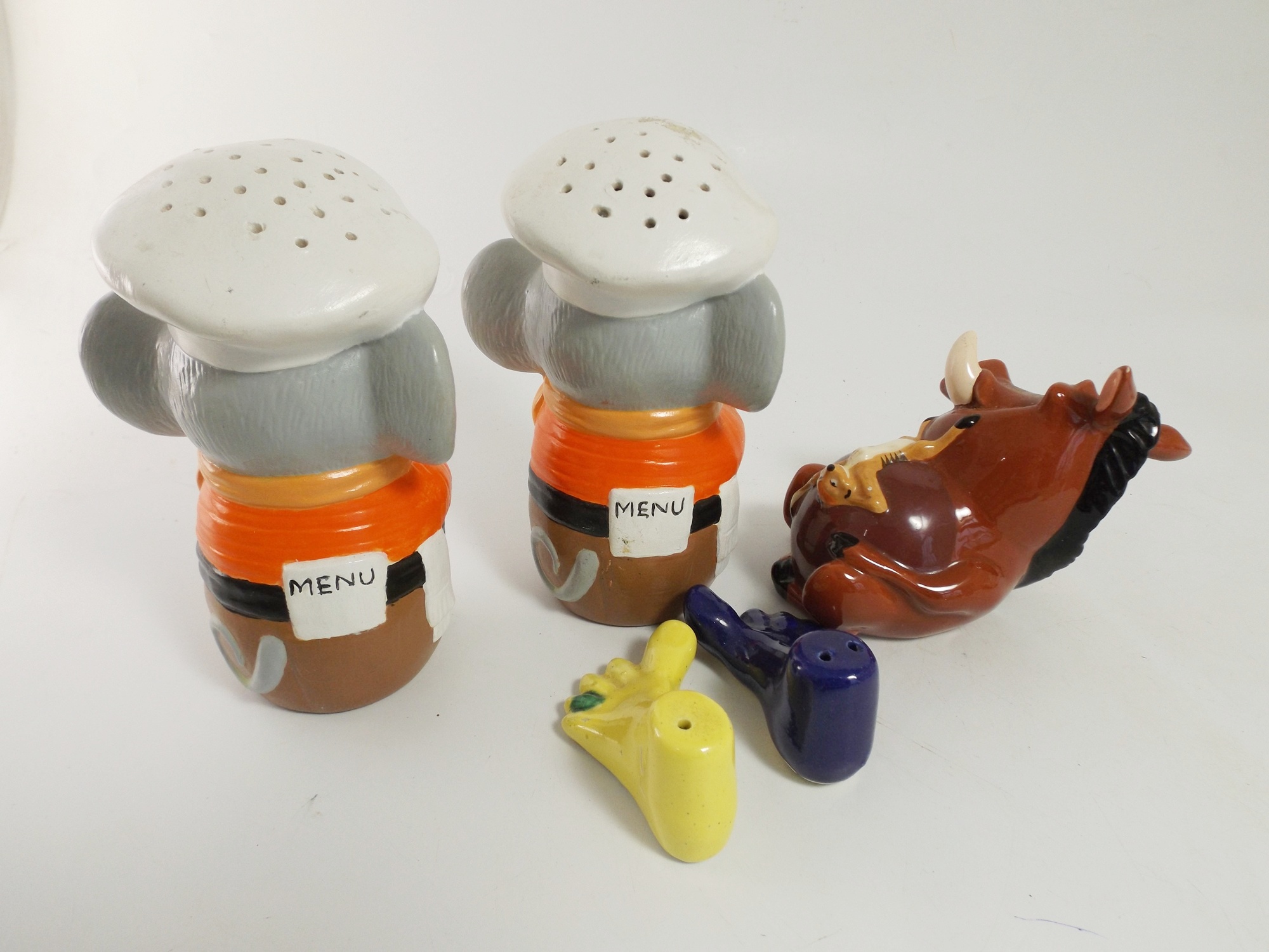 Vintage Novelty Salt and Pepper Shakers