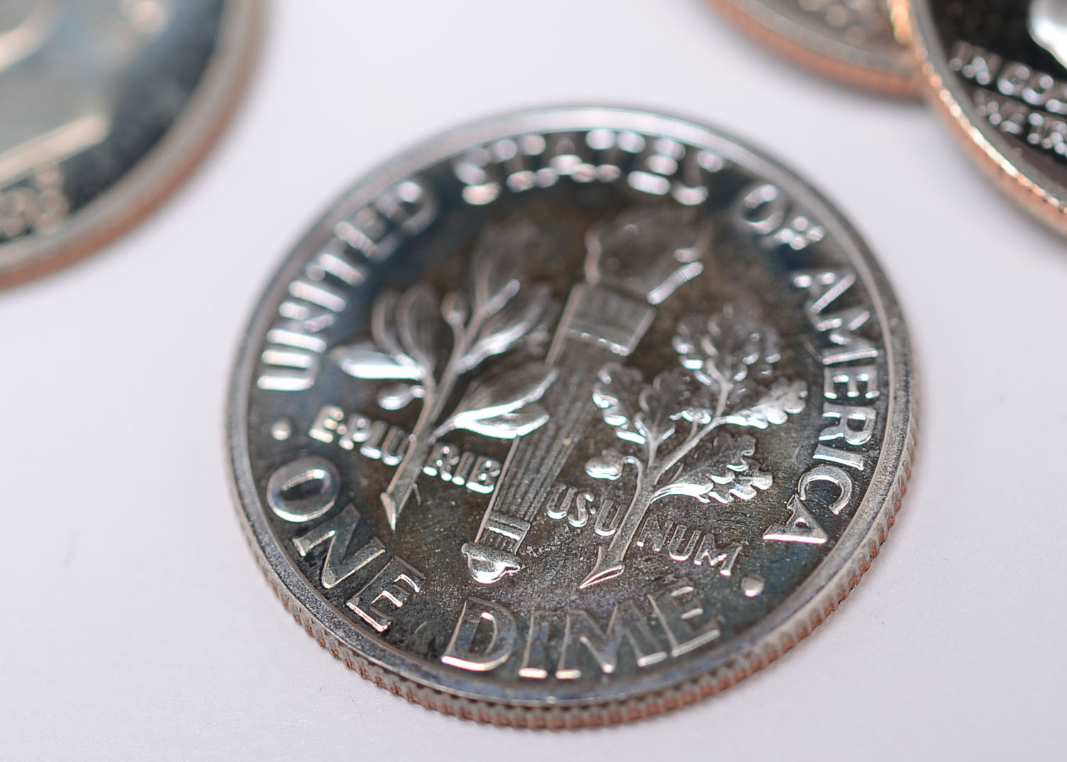 A Group of (7) Proof Roosevelt Dimes