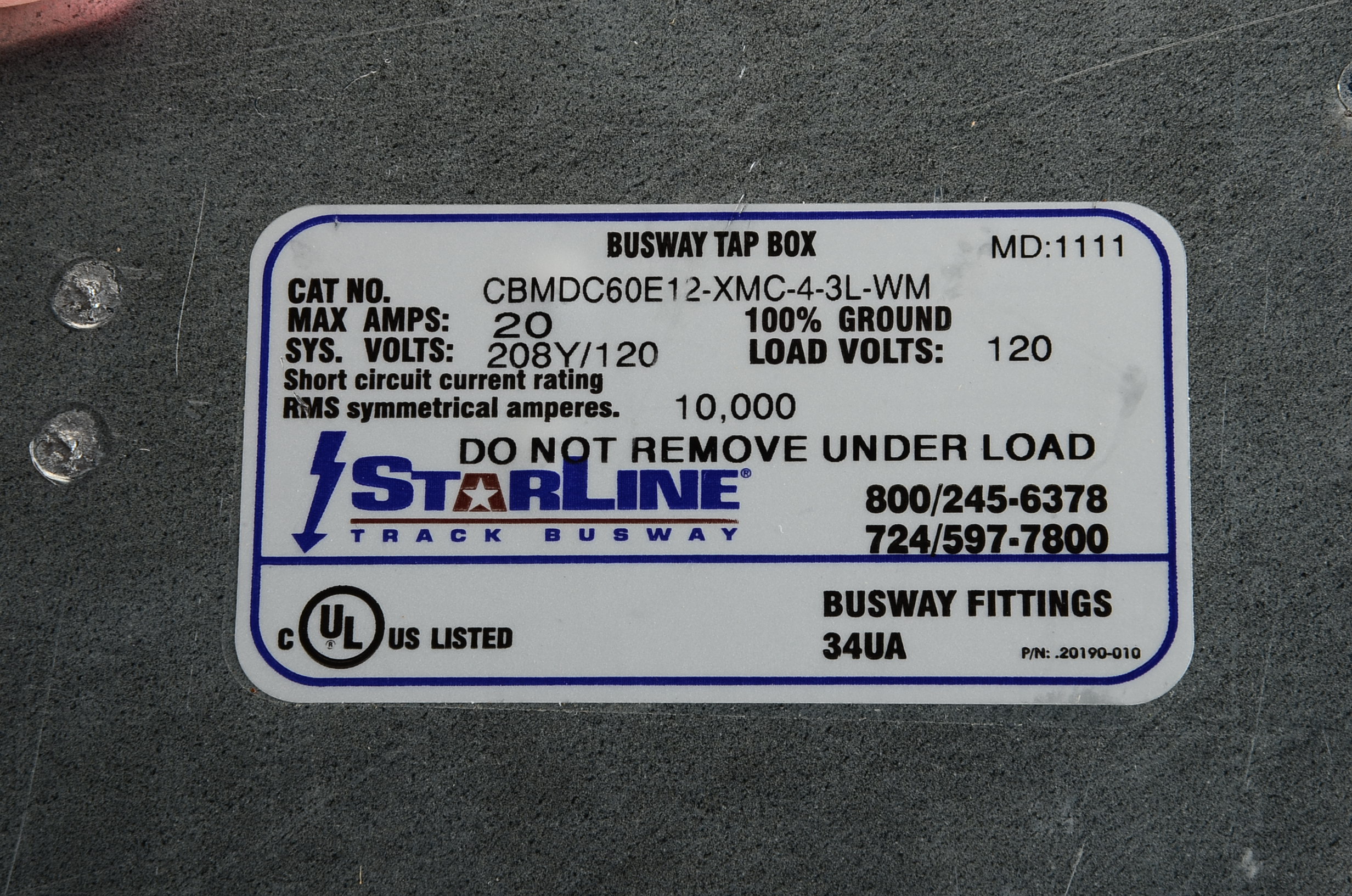 Starline Track Busway Tap Box