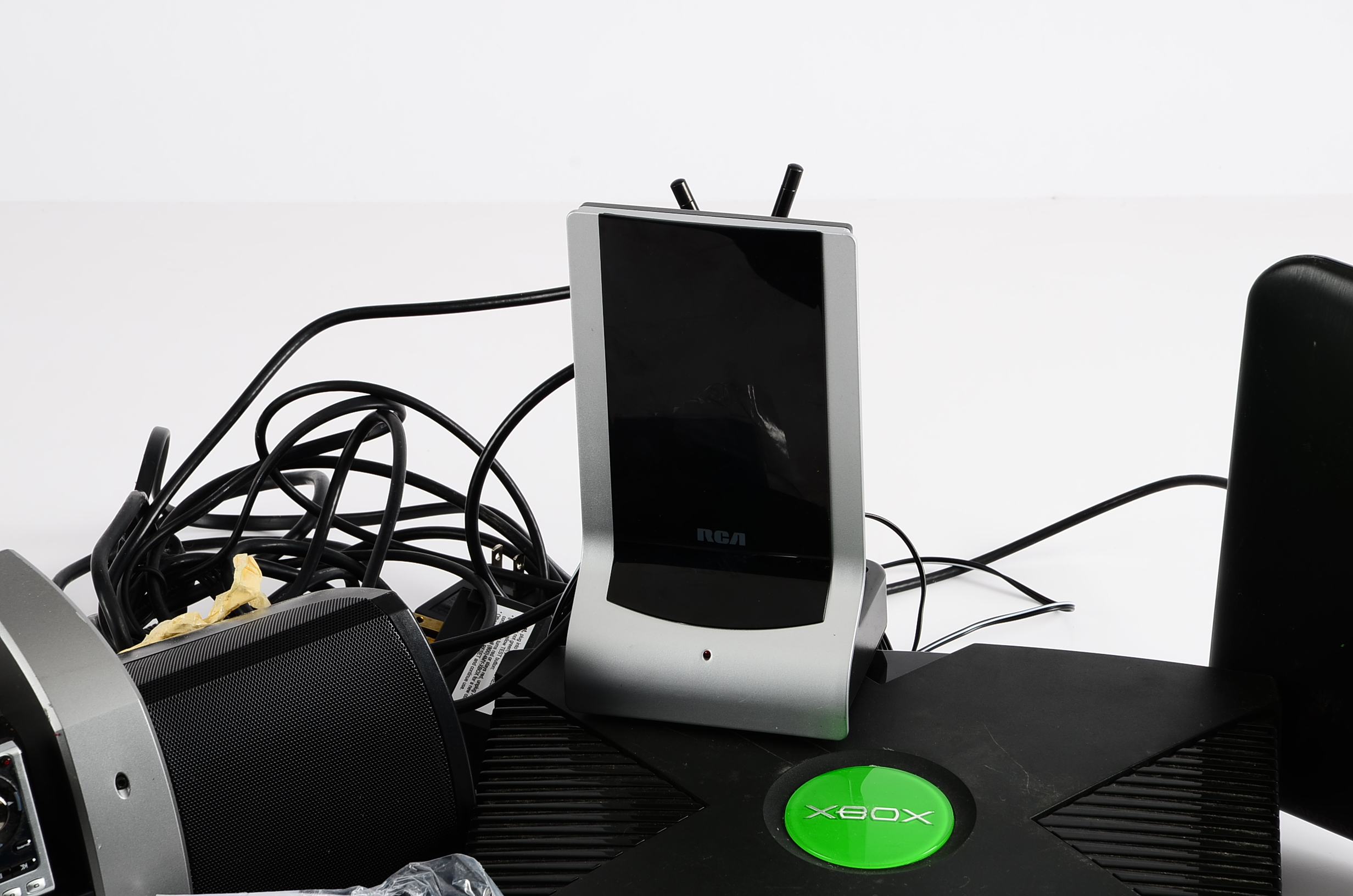 XBox Gaming System and Sirius Satelite Radio with SUBX1 Boombox 