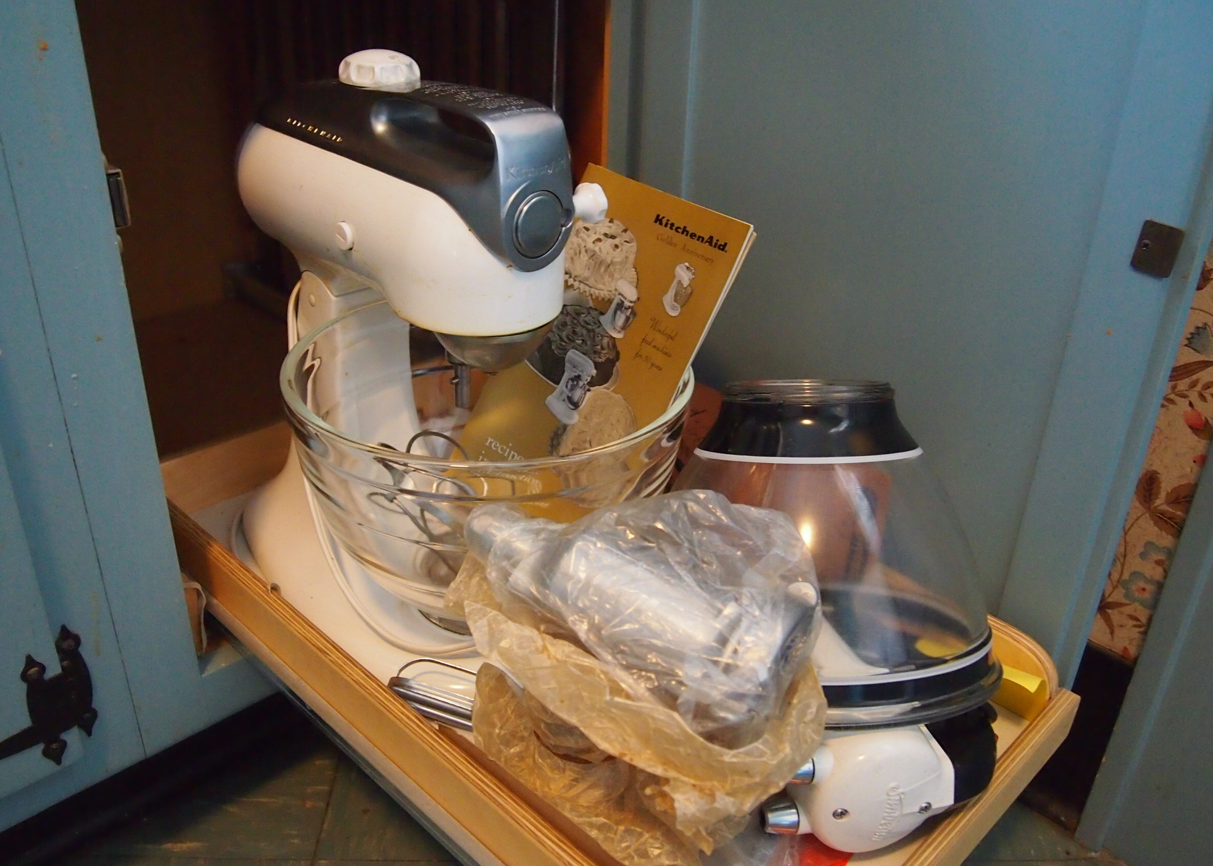 Vintage Kitchen Aid Stand Mixer and Sunbeam Hand Mixer