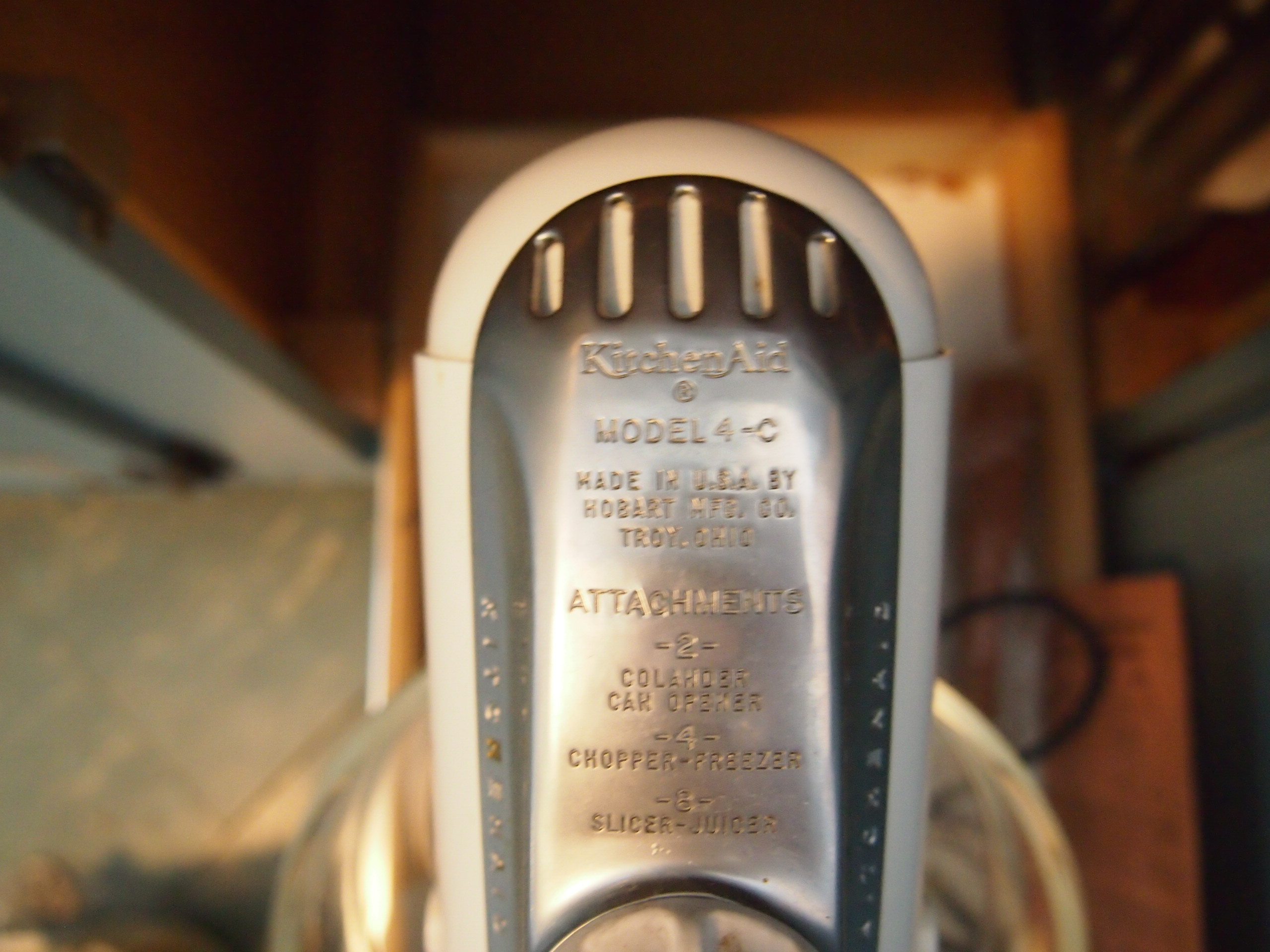 Vintage Kitchen Aid Stand Mixer and Sunbeam Hand Mixer