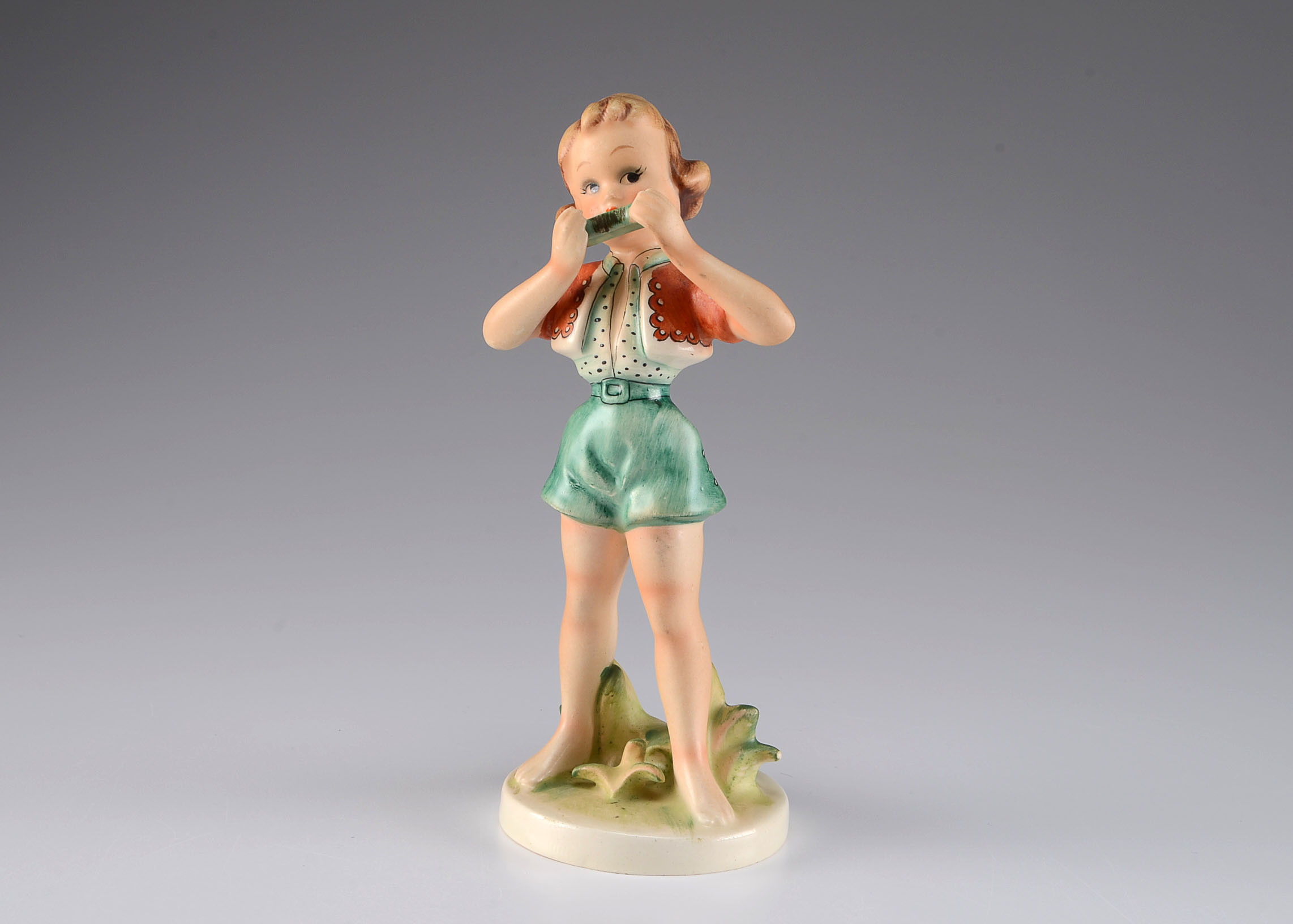 Pair of Modern Goebel Figures