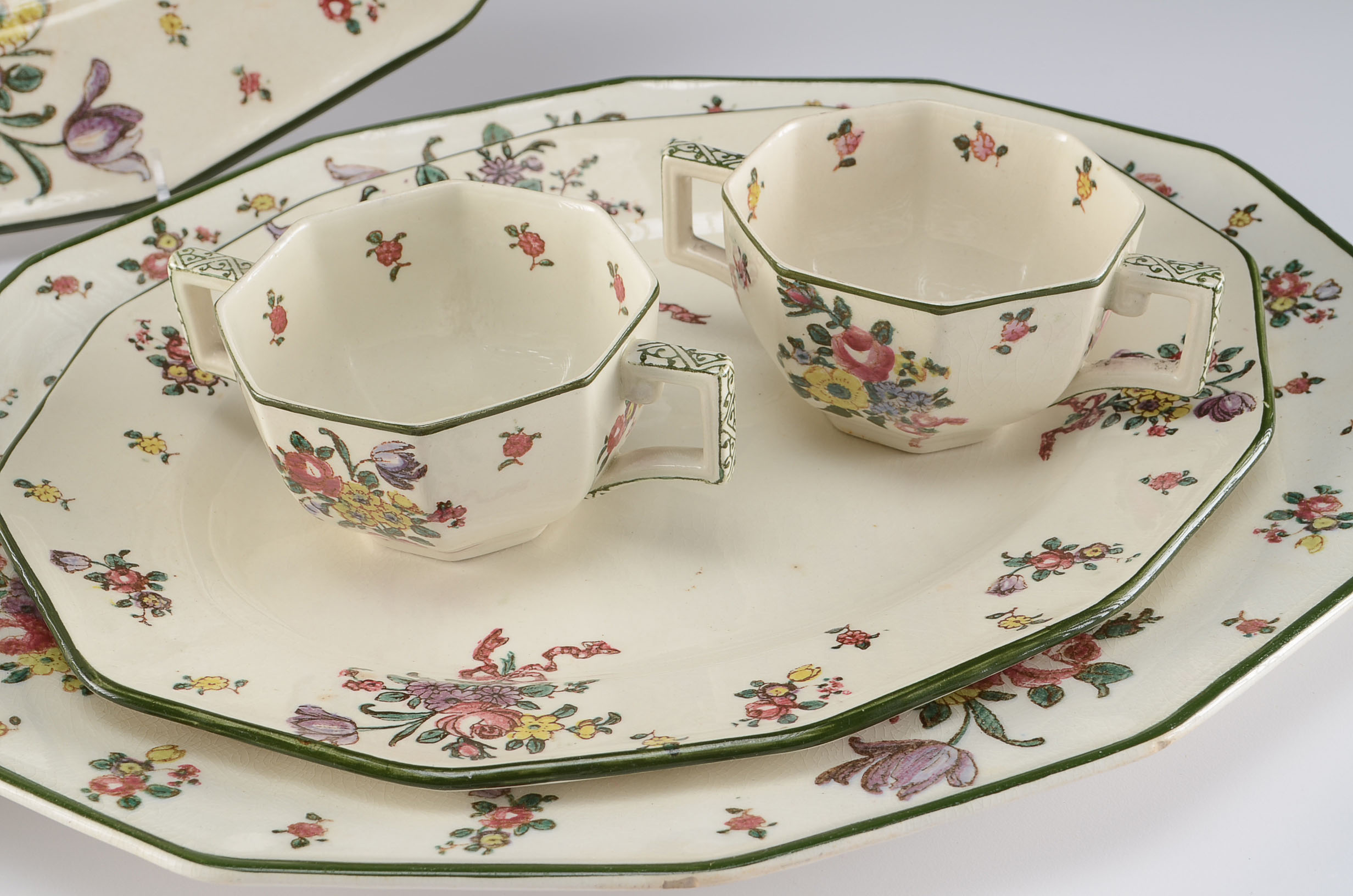 Vintage Royal Doulton "Old Leeds Sprays" Pattern Platters