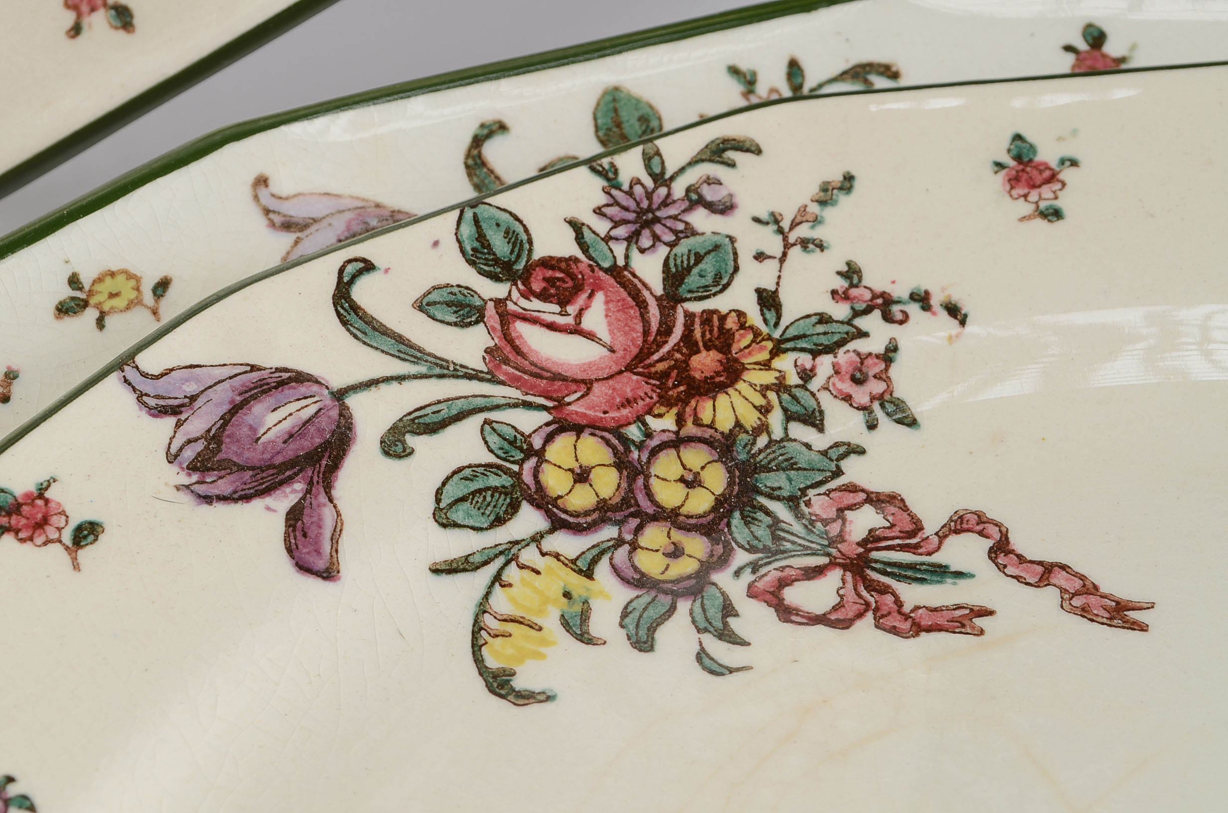 Vintage Royal Doulton "Old Leeds Sprays" Pattern Platters