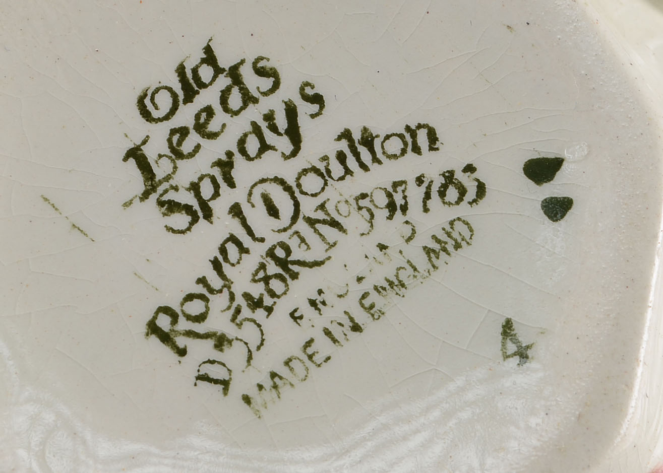 Vintage Royal Doulton "Old Leeds Sprays" Pattern Platters