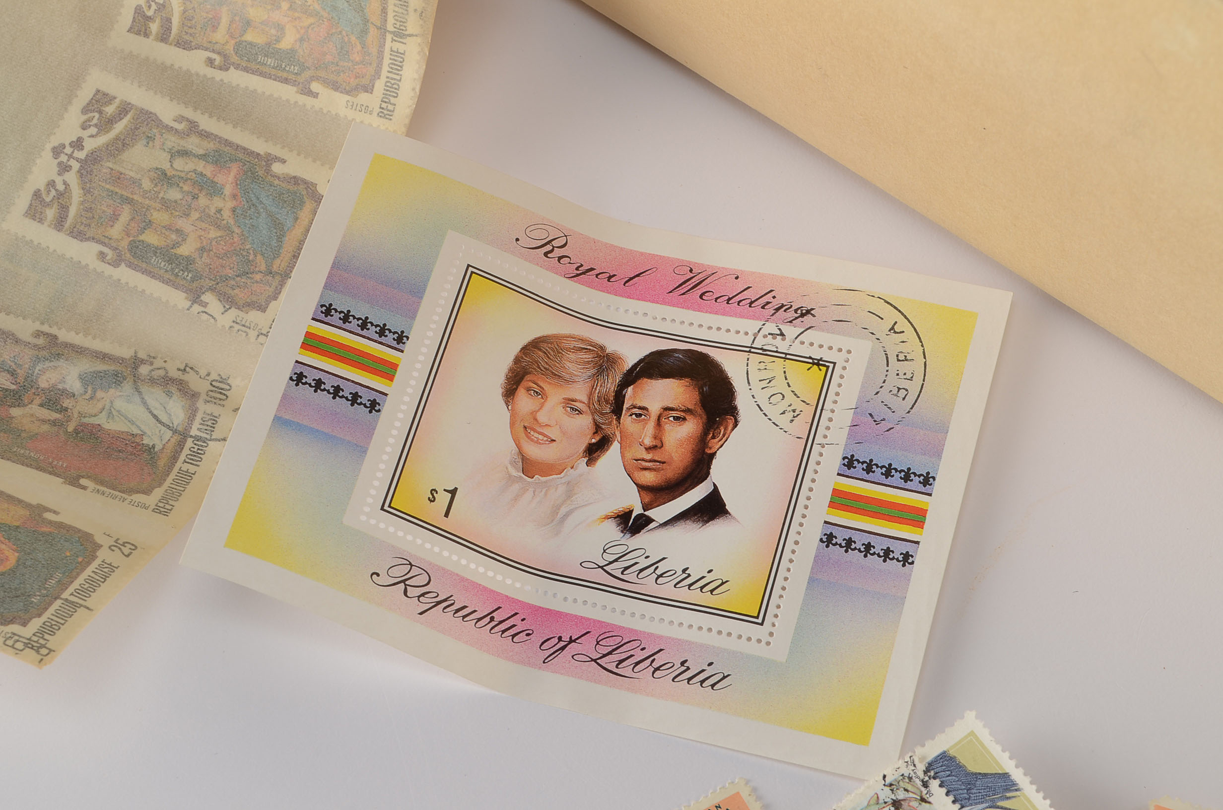 Shoe Box Lot of Stamps from All Over the World