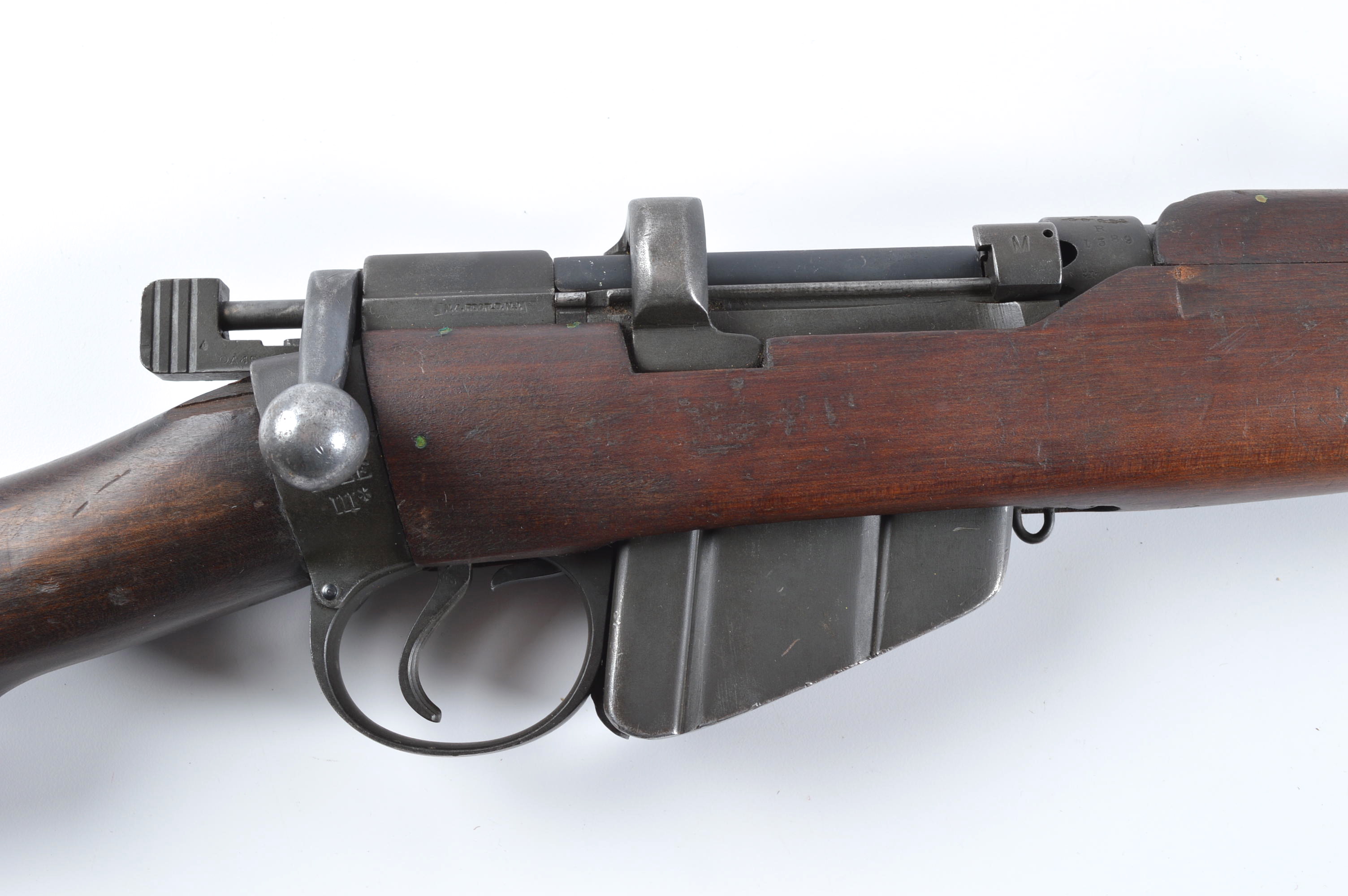 1916 British Lee Enfield Bolt Action Military WWI Era Mk III Rifle
