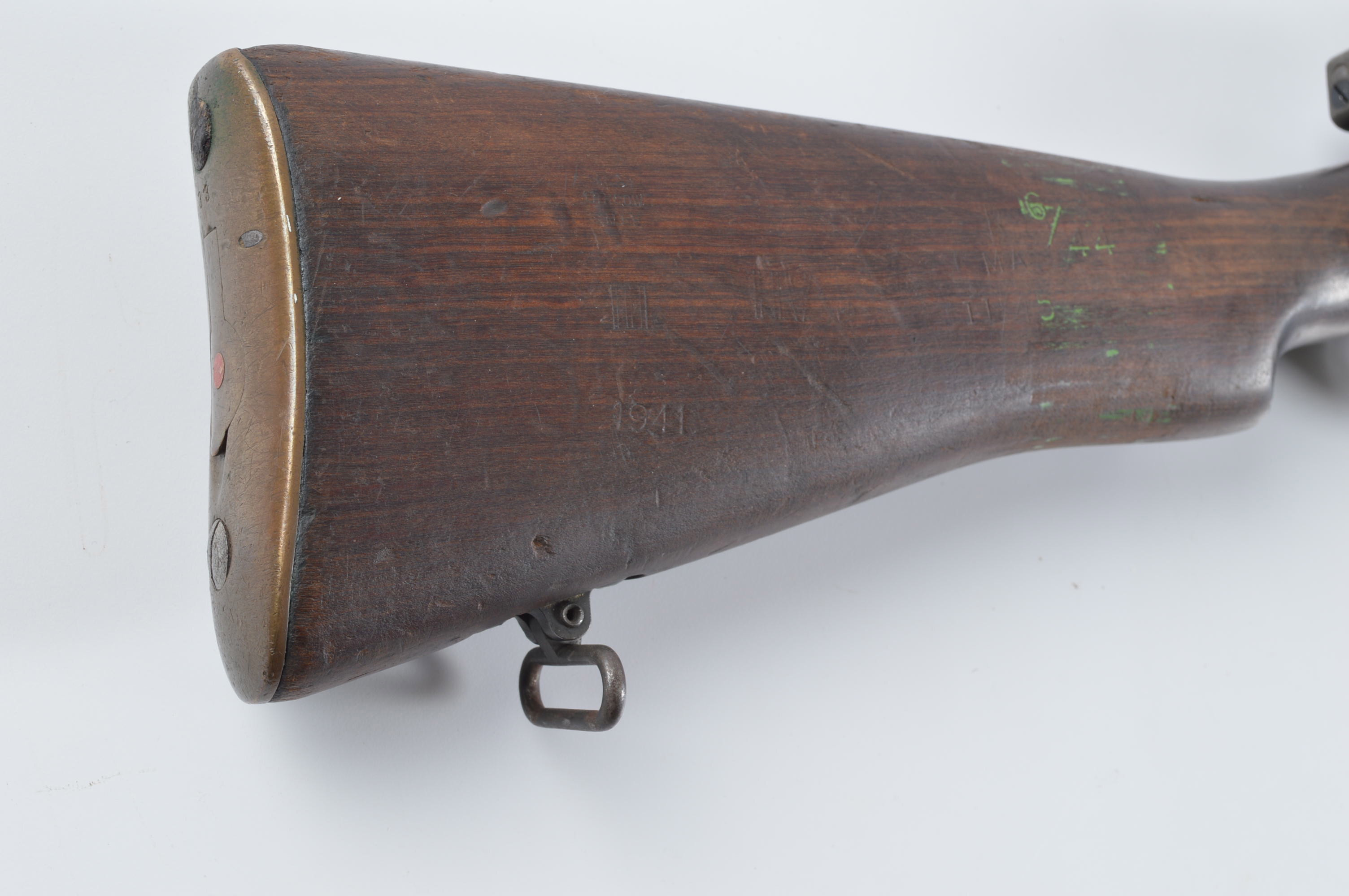 1916 British Lee Enfield Bolt Action Military WWI Era Mk III Rifle