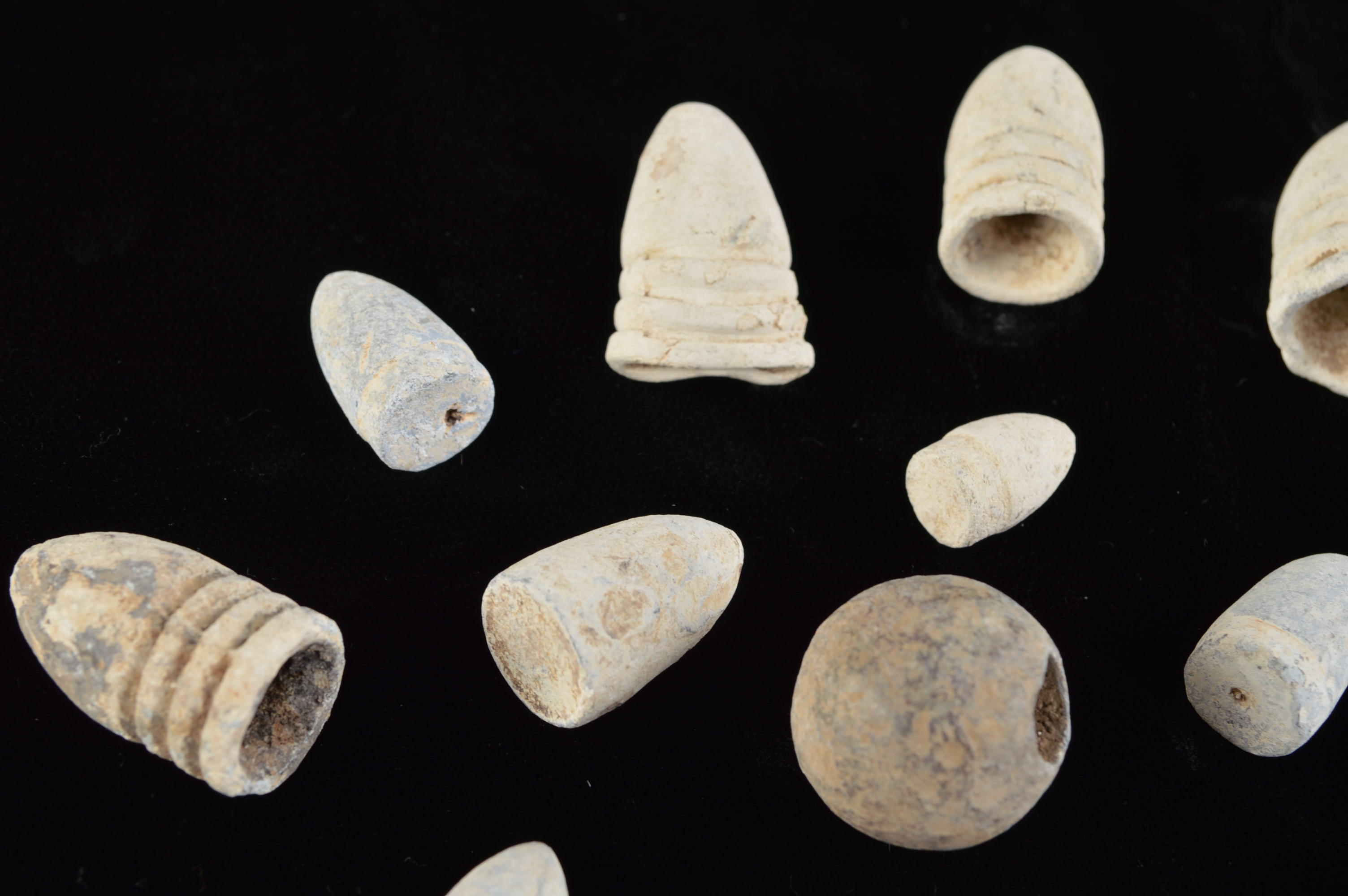A Group of 22 Different Civil War Era Dug up Bullets and Musket Balls