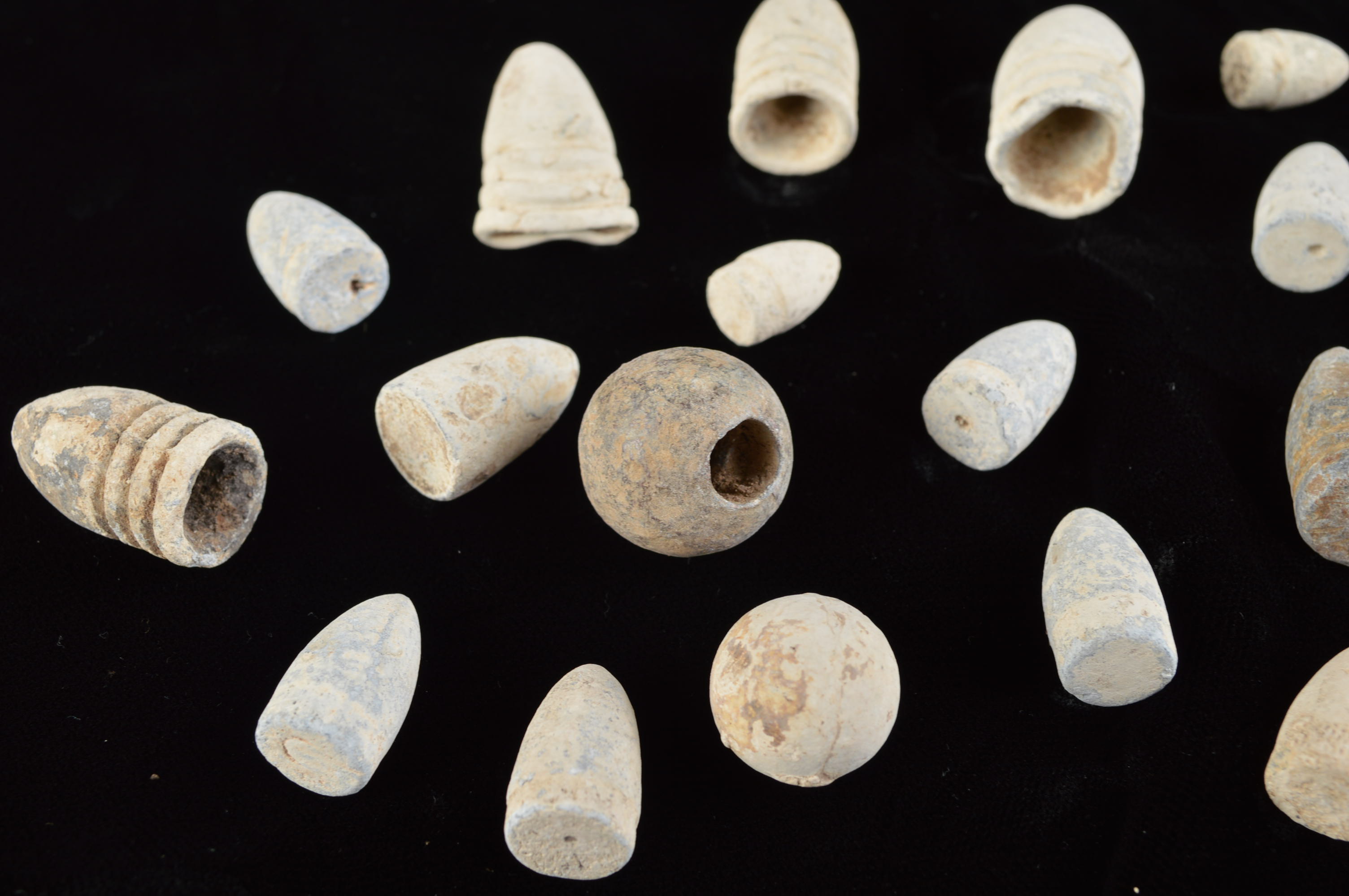 A Group of 22 Different Civil War Era Dug up Bullets and Musket Balls