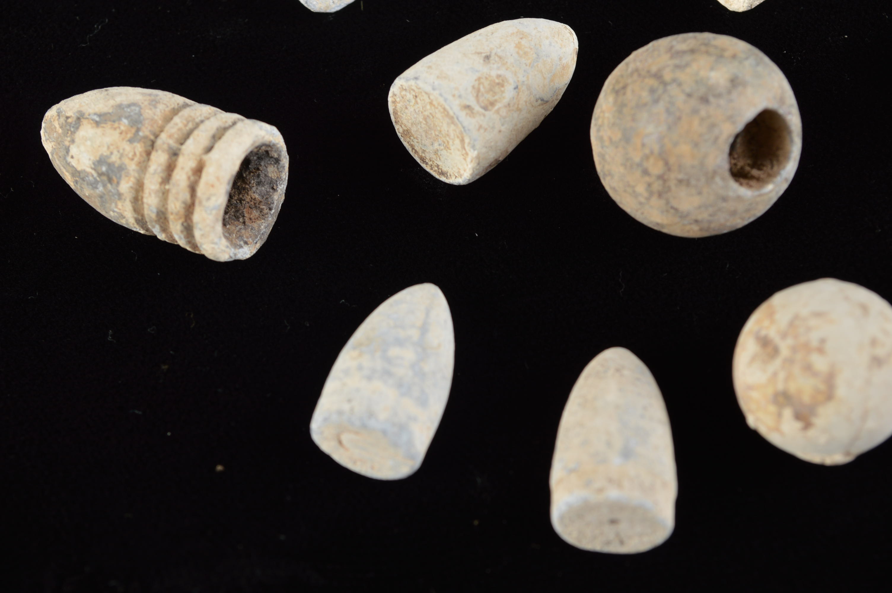 A Group of 22 Different Civil War Era Dug up Bullets and Musket Balls