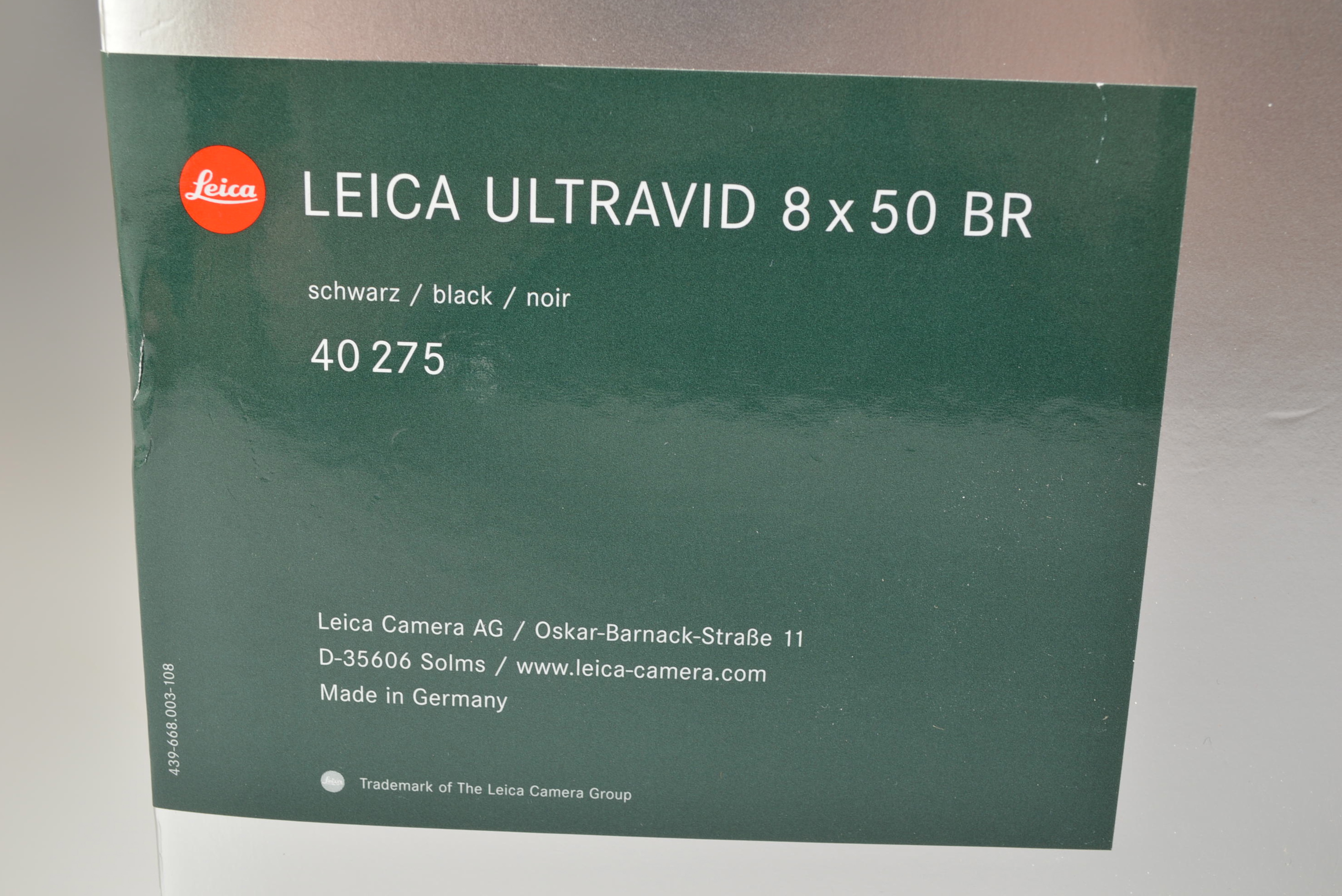 Leica ULTRAVID 8 X 50 BR Binocular
