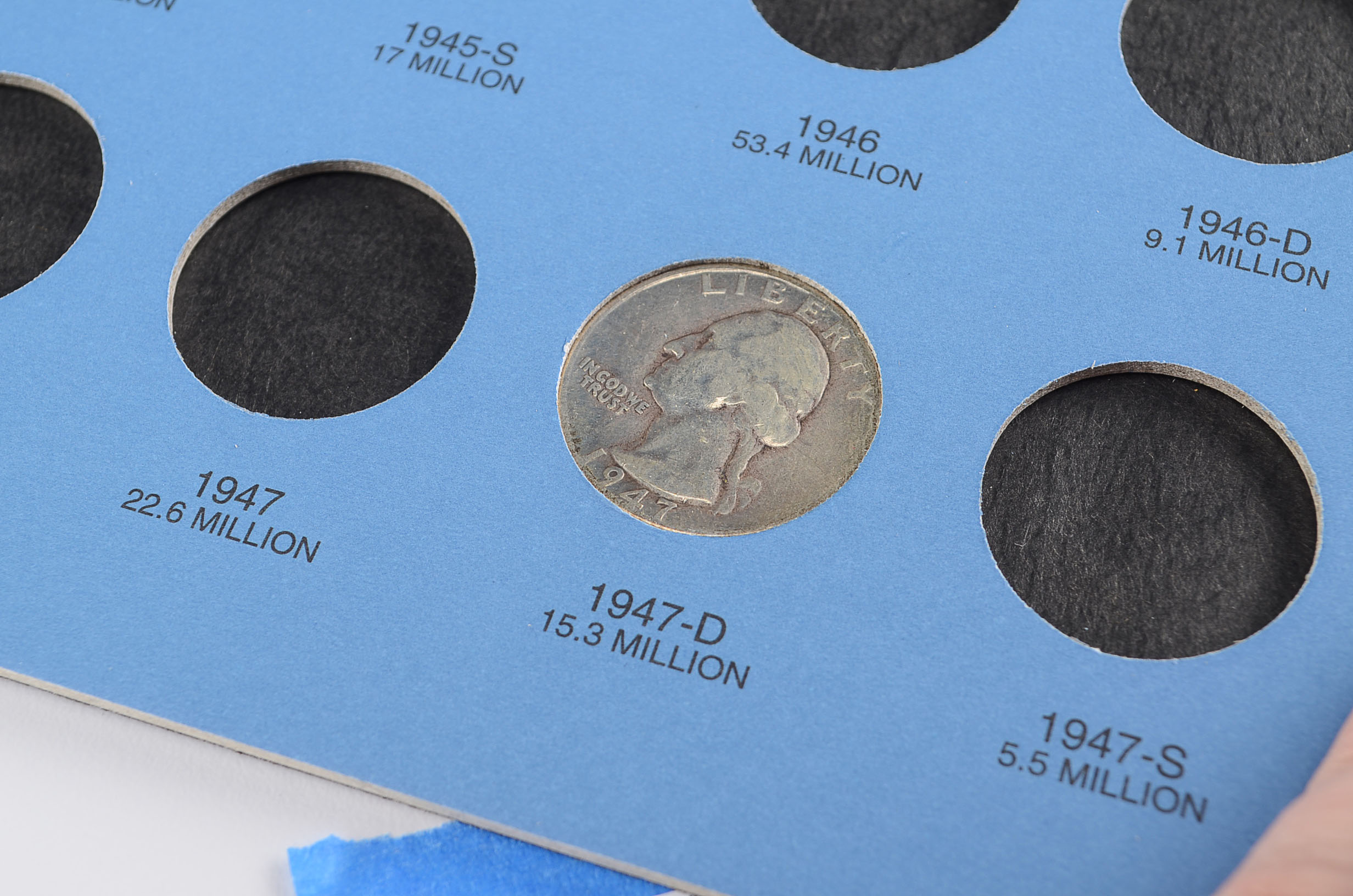 Group of 78 Washington Quarters