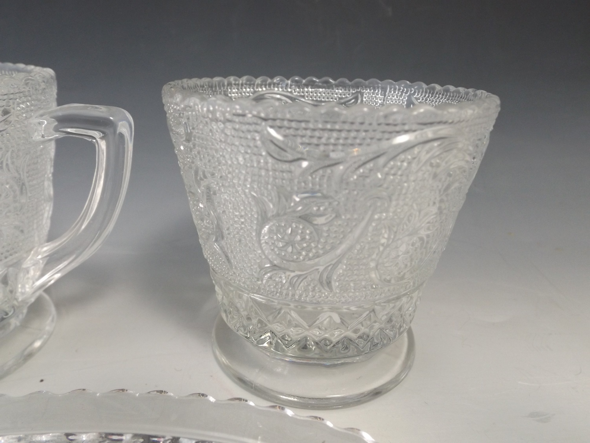 Duncan Miller Sandwich Glass Set
