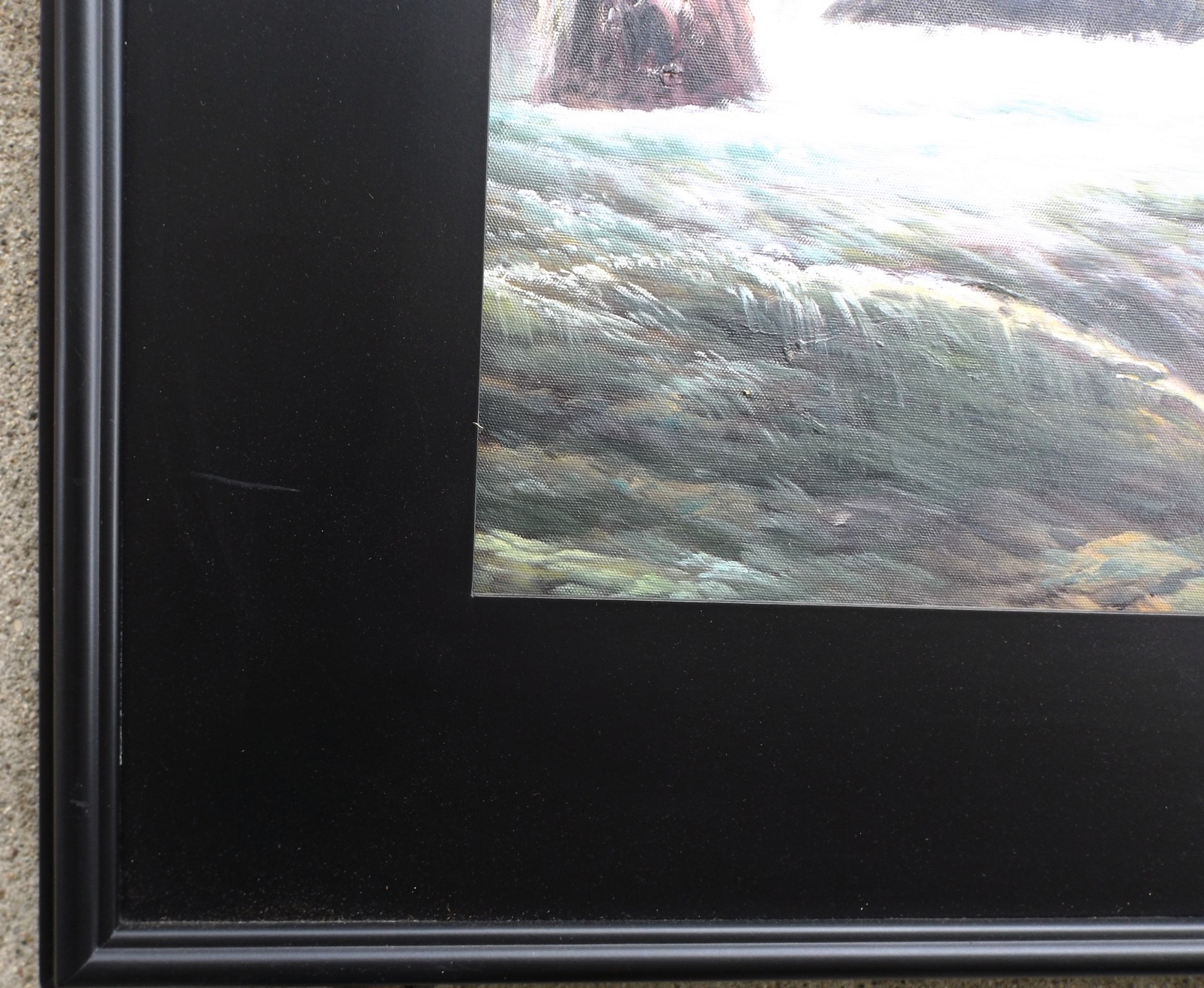 Original Oil on Canvas of a Mill Stream