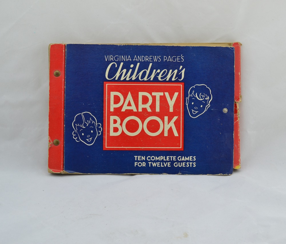 Vintage 1940s Virginia Andrew Page's Children's Party Book