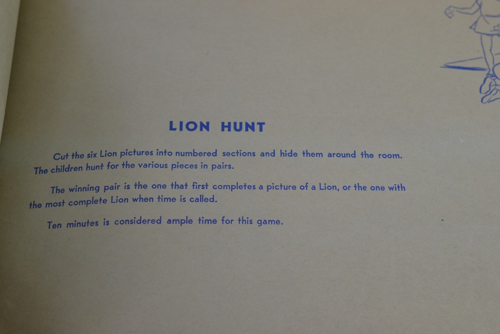 Vintage 1940s Virginia Andrew Page's Children's Party Book