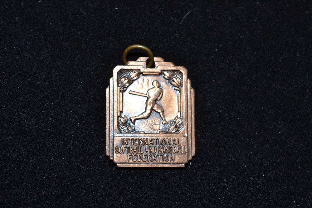 Vintage International Softball and Baseball Federation Keychain