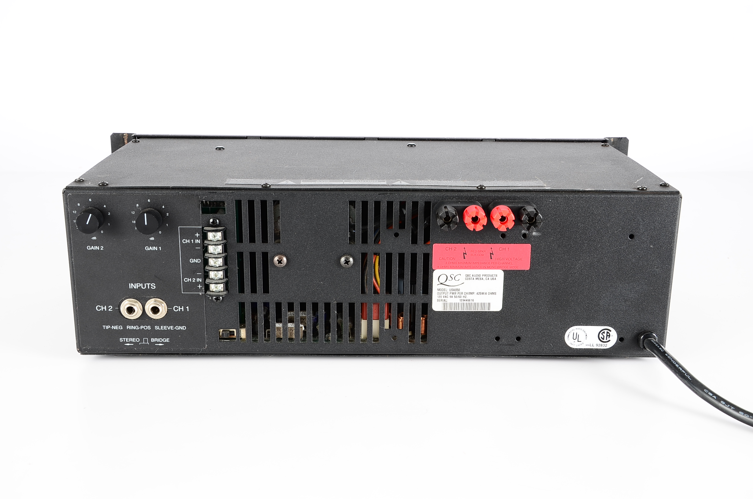 QSC Professional Power Amplifier USA 850