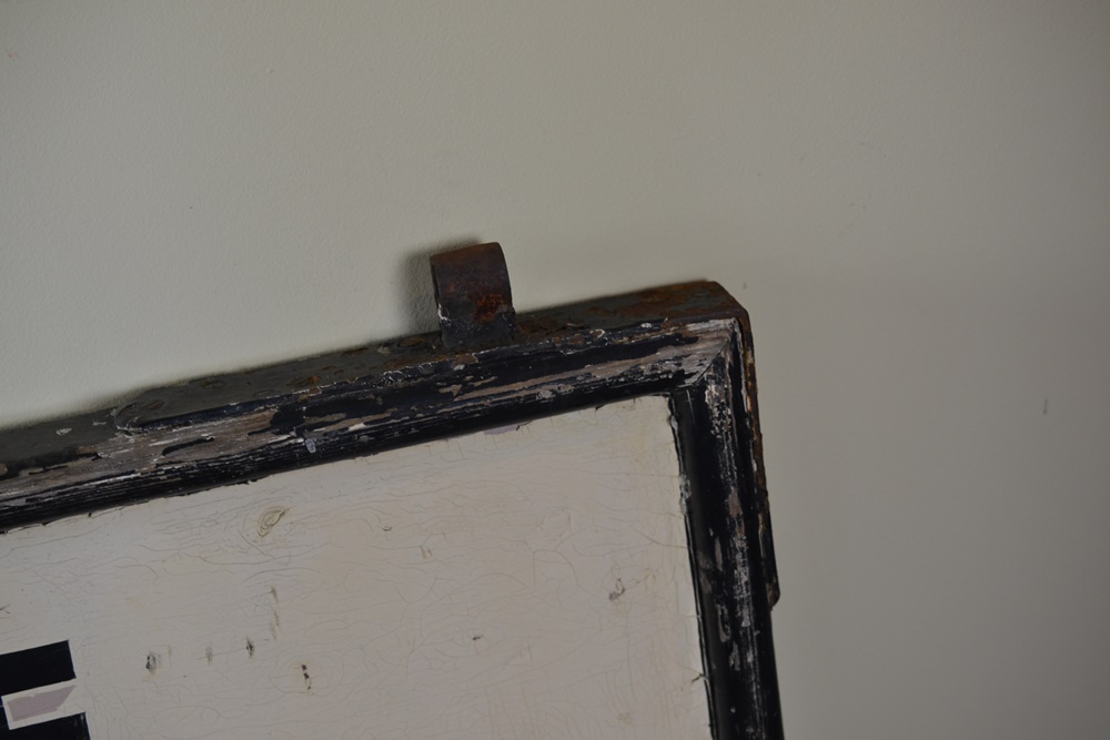 Vintage Hanging Wood Advertising Sign "The Jolly Gardeners"