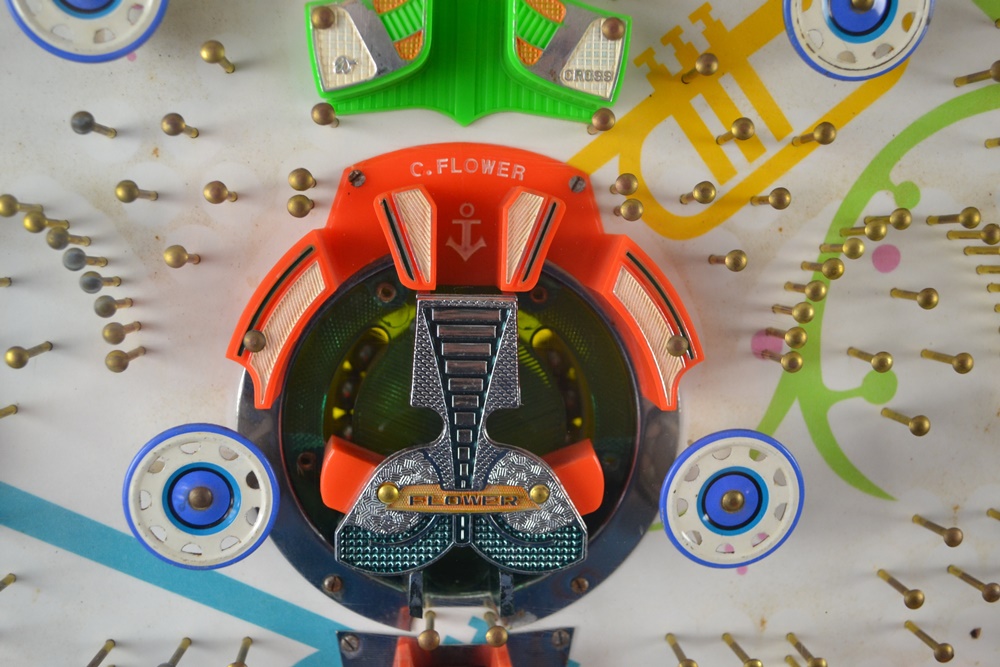 Vintage 1970s Sankyo "Flower" Pachinko Machine