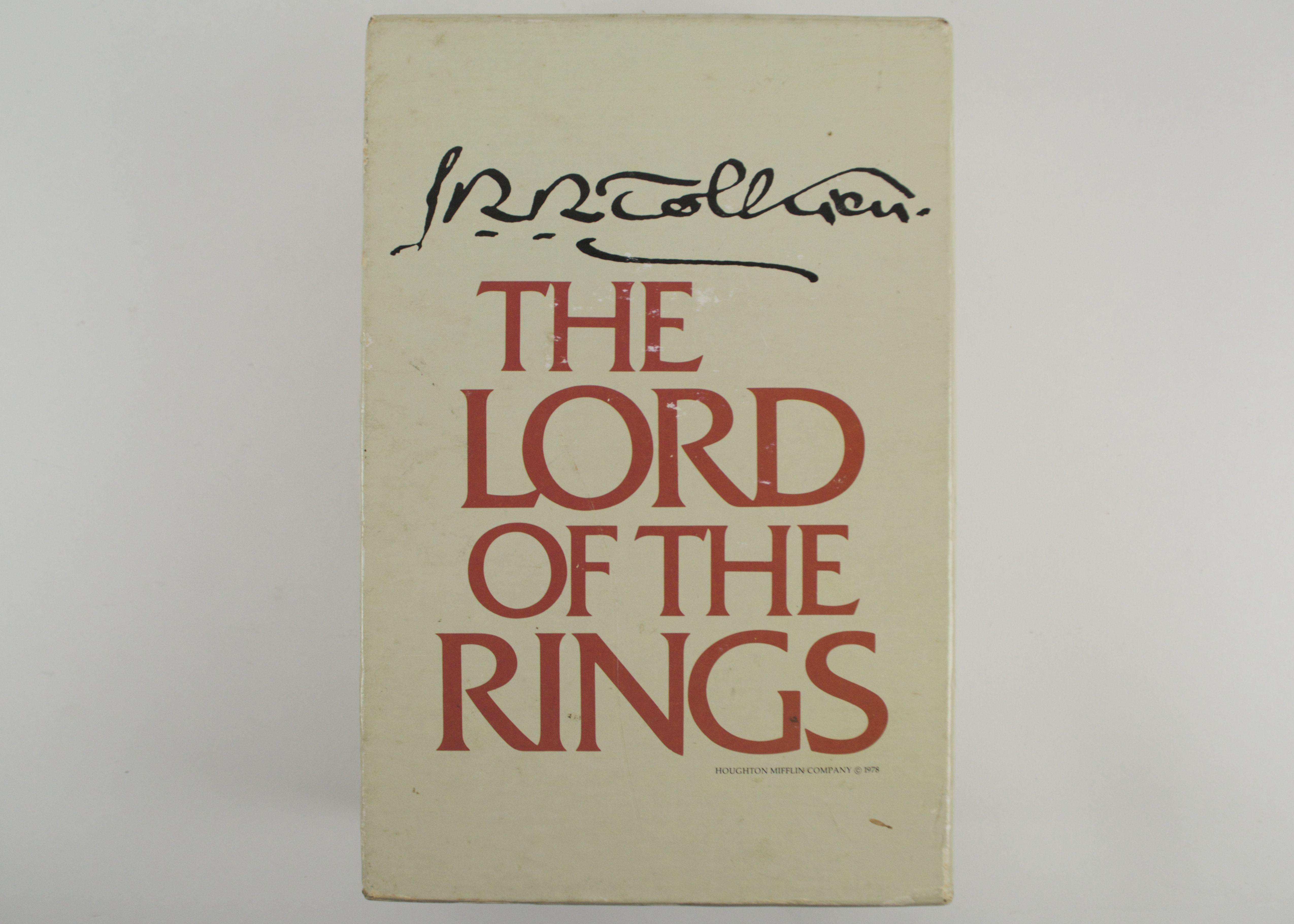 Vintage 1978 Hardcover "Lord of the Rings" Book Box Set