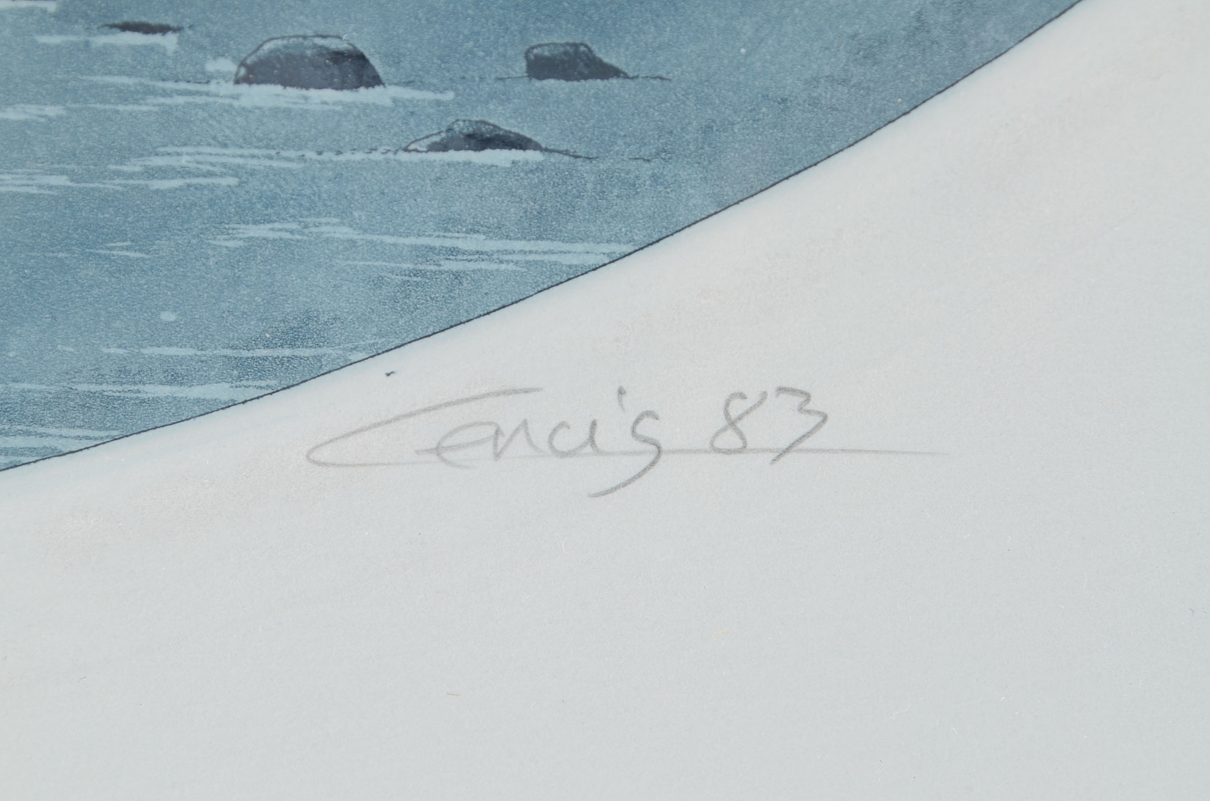 Original Jean Cencig Etching