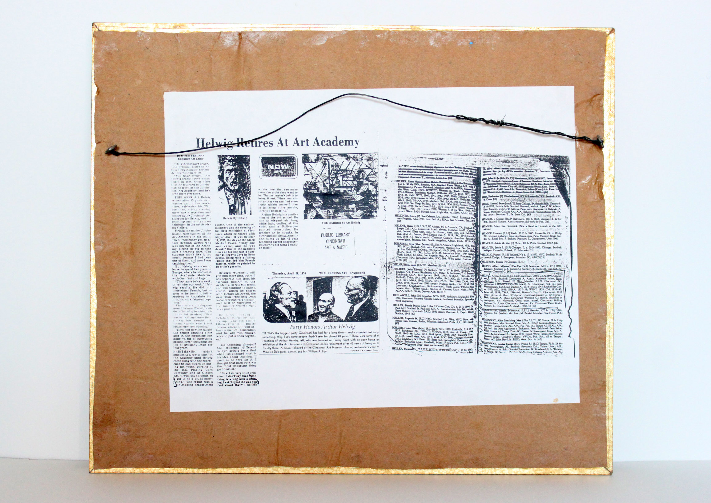 Original Oil Painting by Arthur Helwig