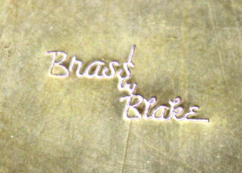 Vintage Brass Silent Butler