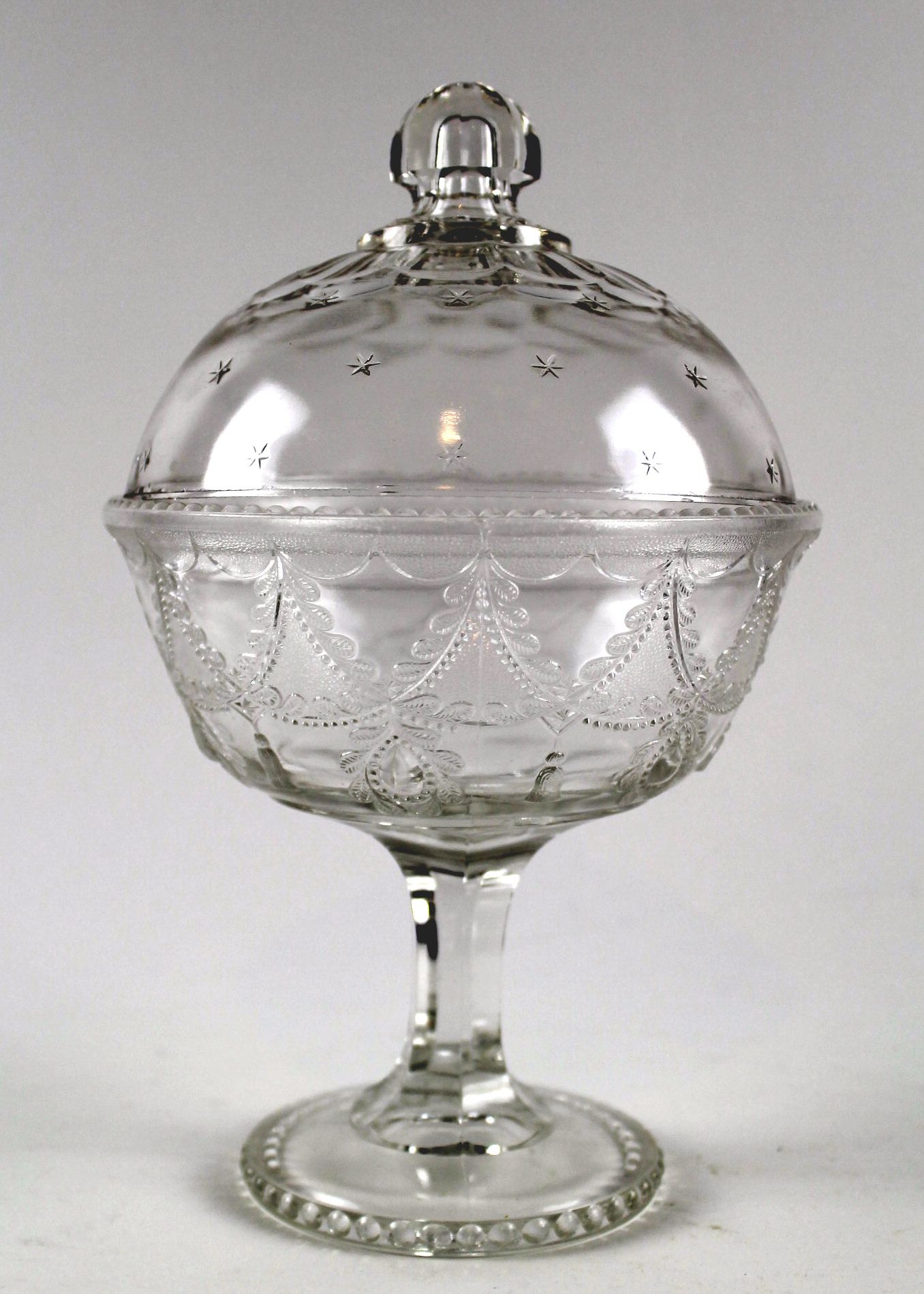 Lot of Pressed Glass Compotes