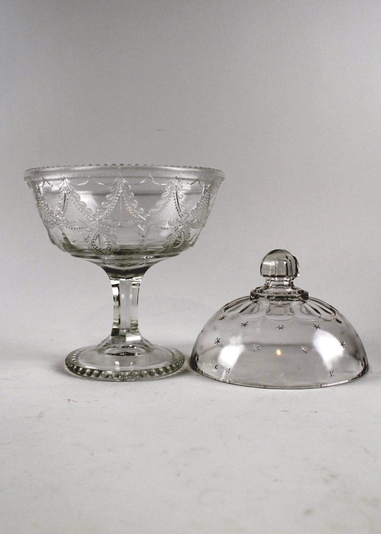 Lot of Pressed Glass Compotes