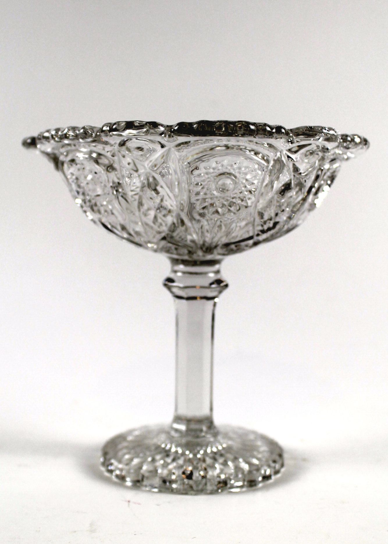 Lot of Pressed Glass Compotes