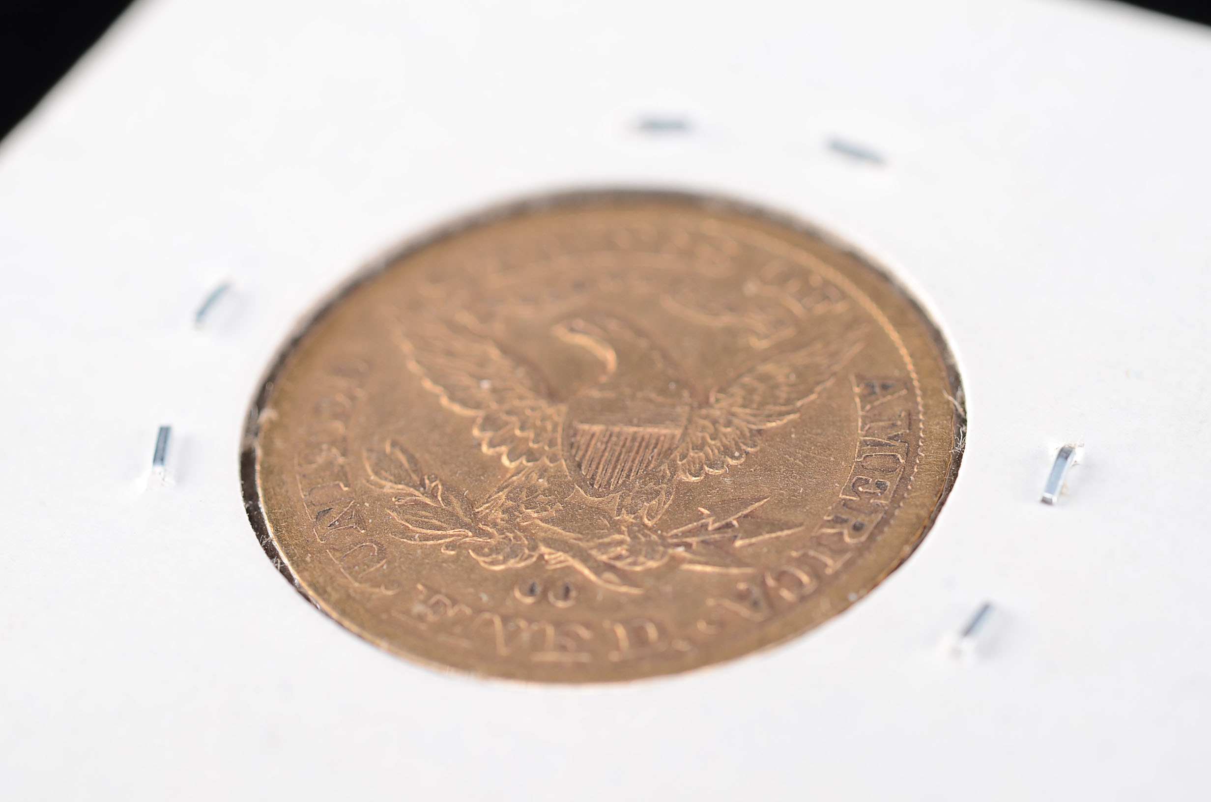 1891 Carson City $5 Gold Liberty Head Coin