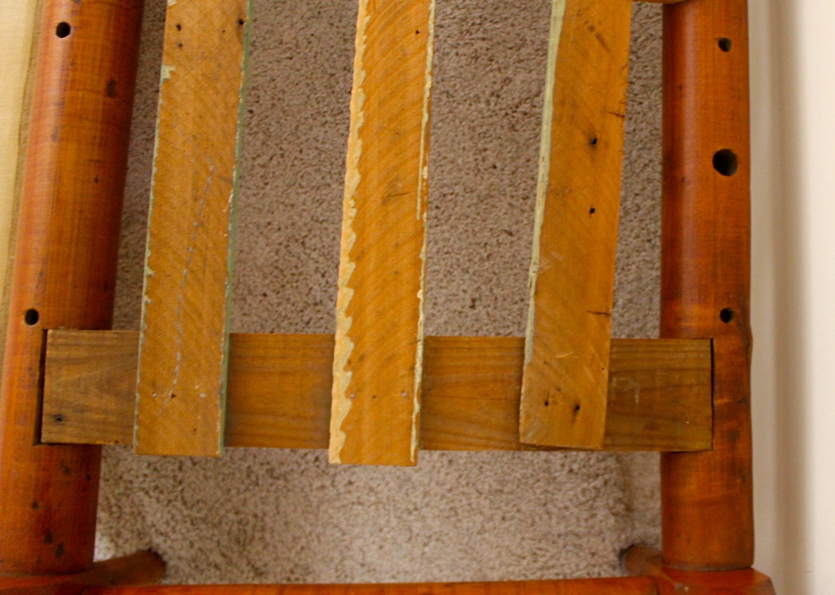 Narrow Antique Cherry Daybed