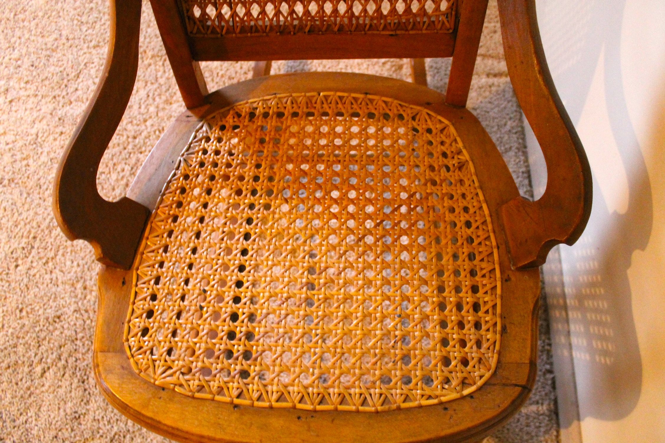 Lot of Cane Bottom Rocking Chairs