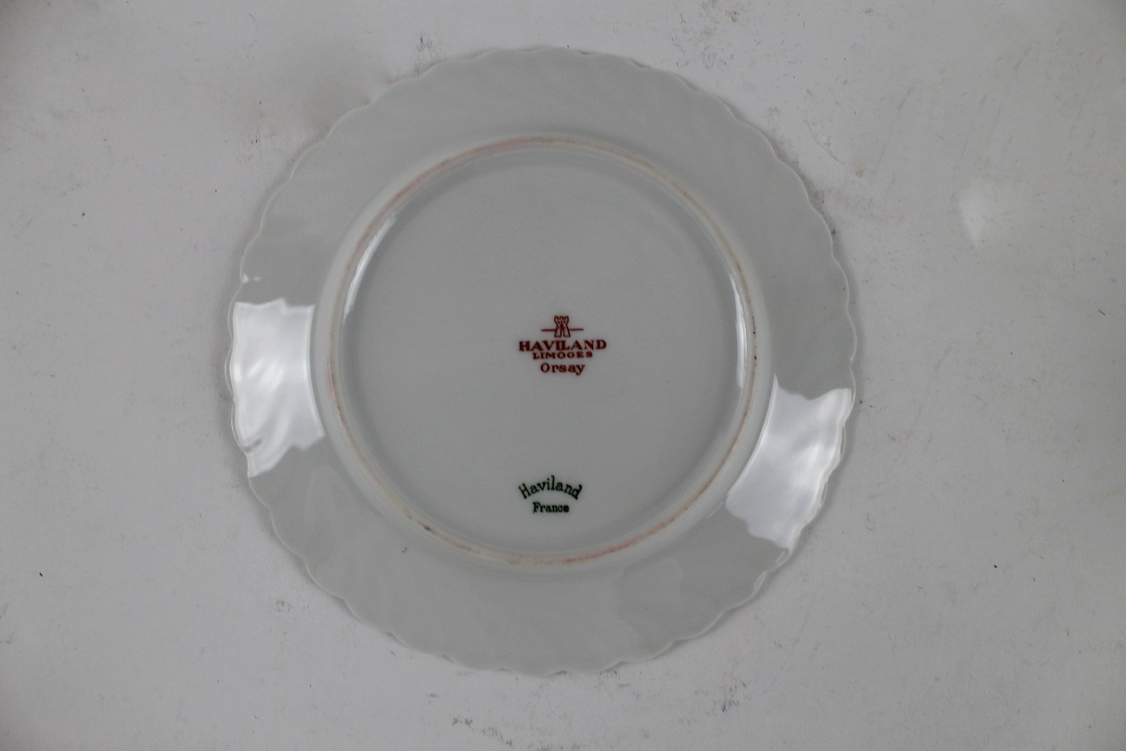  Haviland Limoges "Orsay" Swirl Pattern Plates