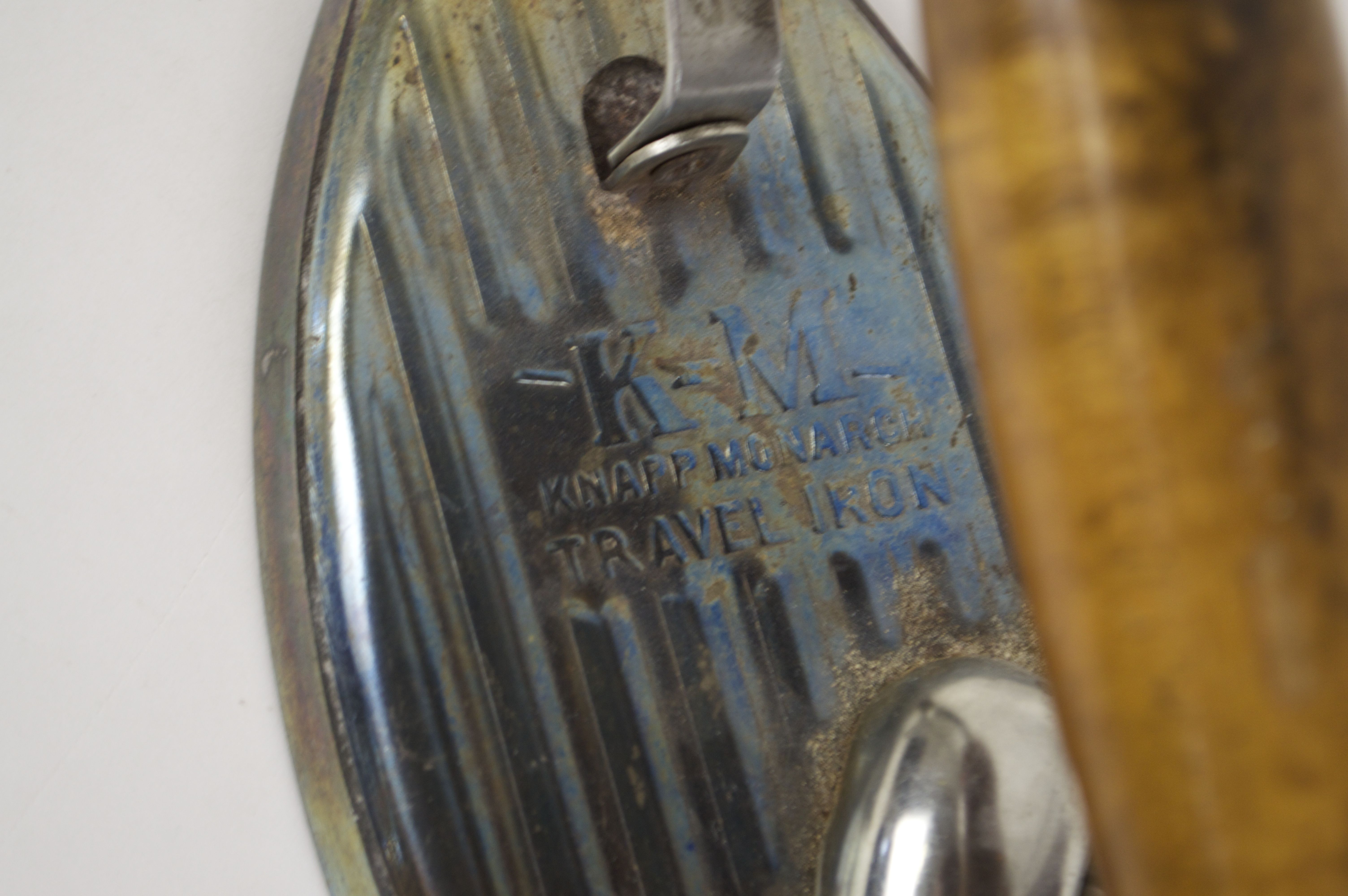 Vintage Knapp Monarch Travel Iron