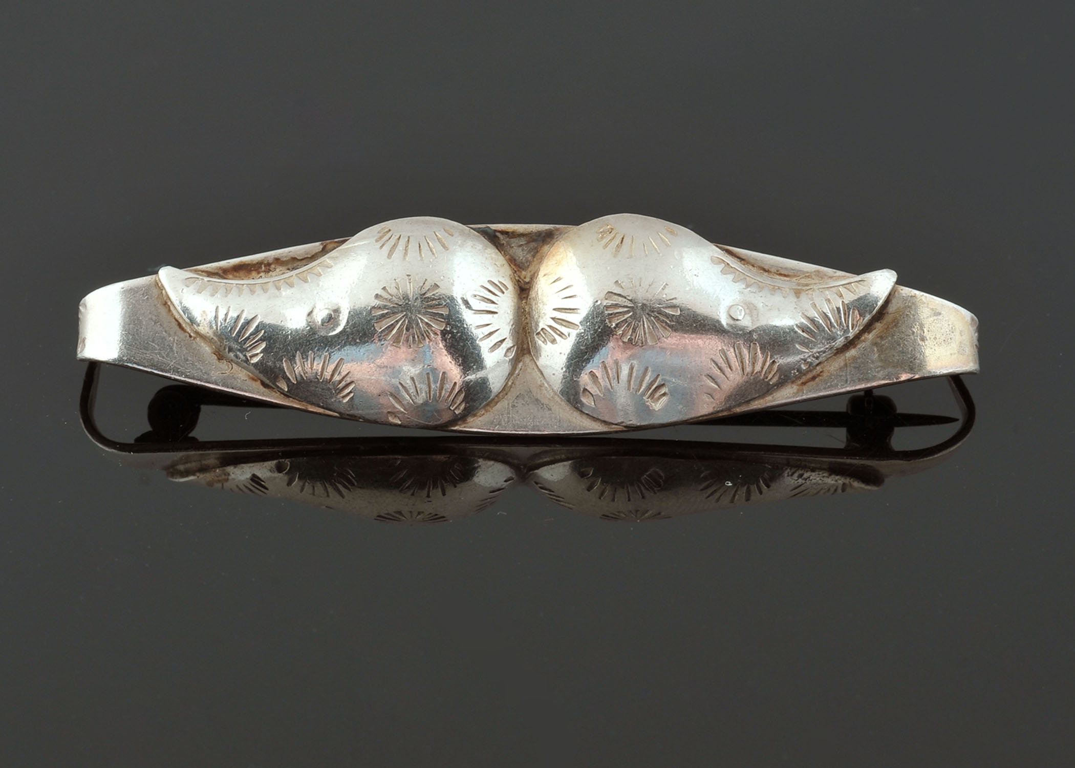 Vintage Handmade Sterling Silver Pin 