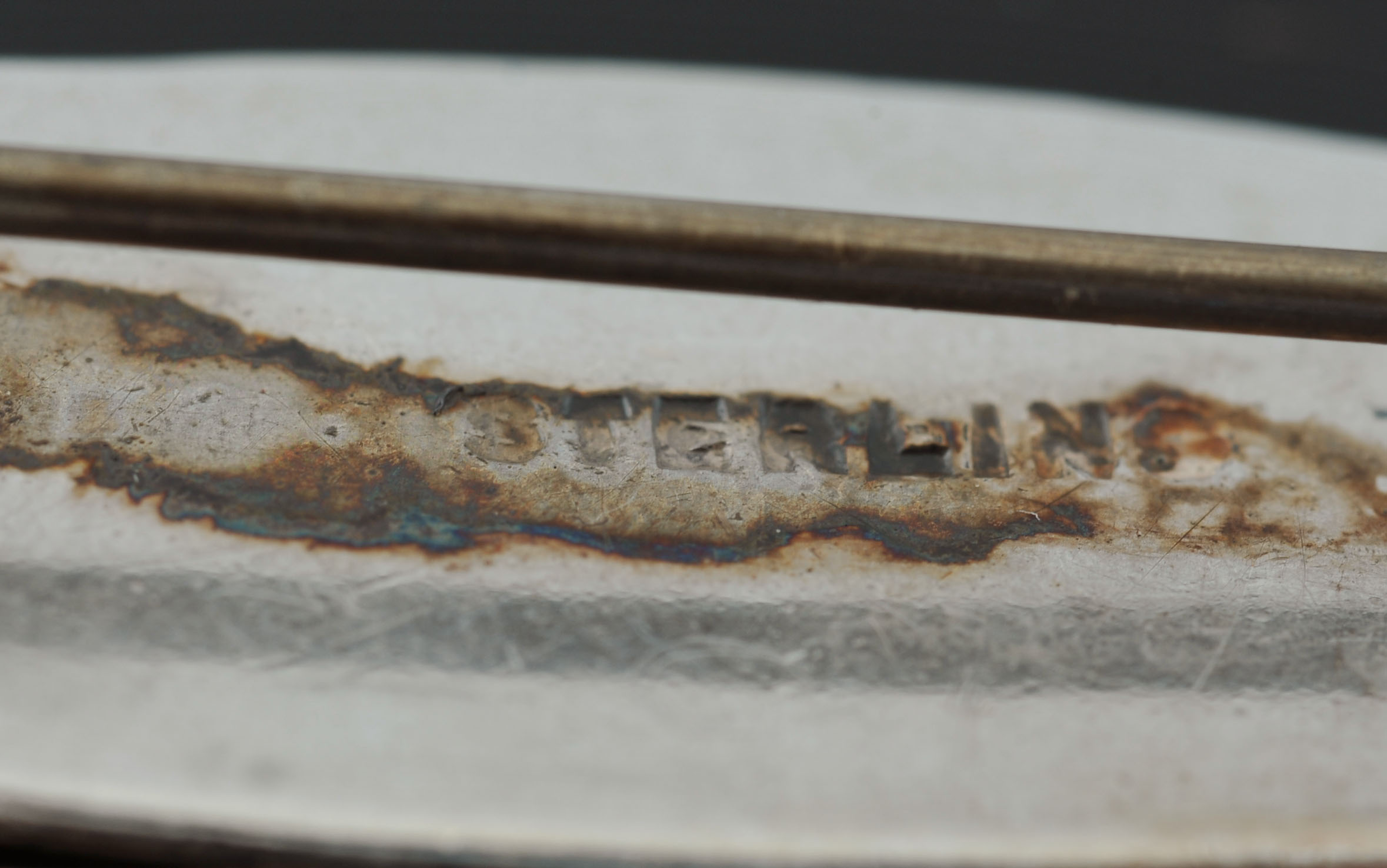 Vintage Handmade Sterling Silver Pin 