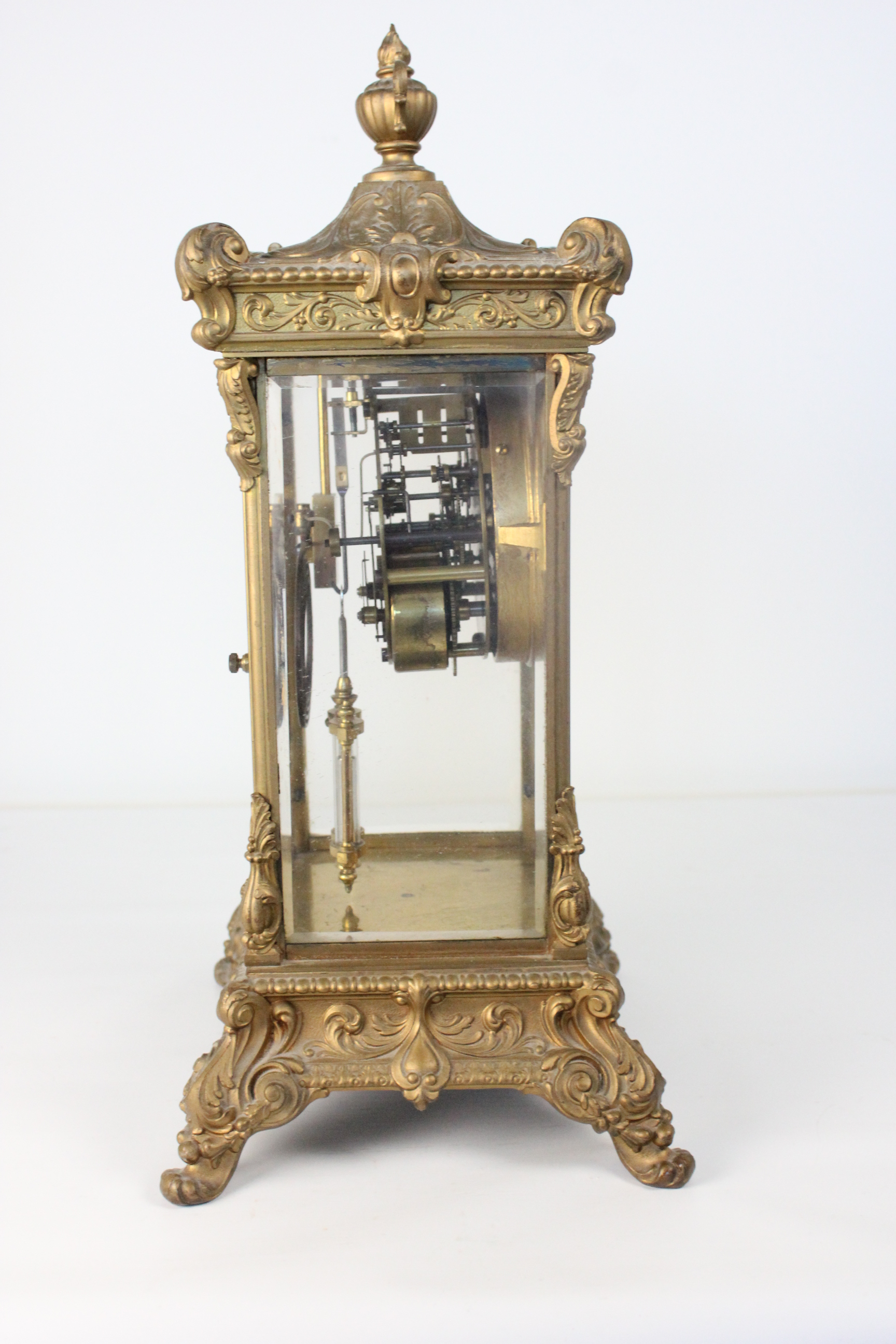Ansonia Crystal Regulator Mantle Clock 