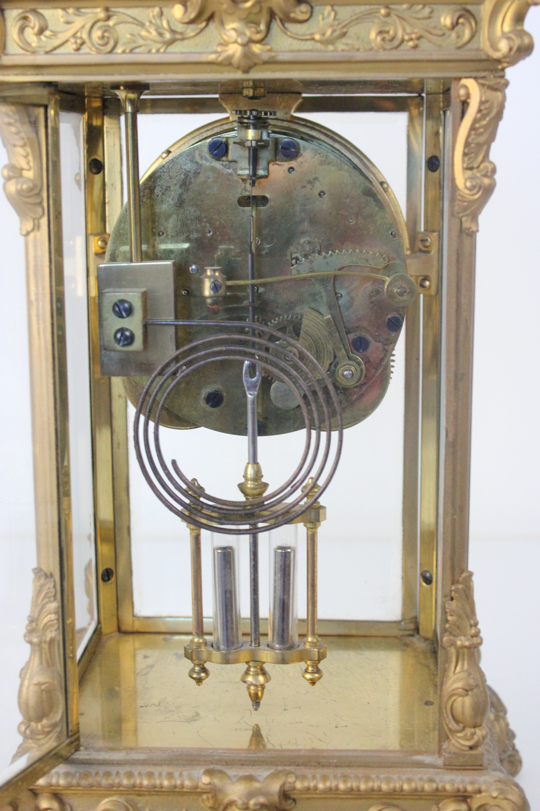 Ansonia Crystal Regulator Mantle Clock 