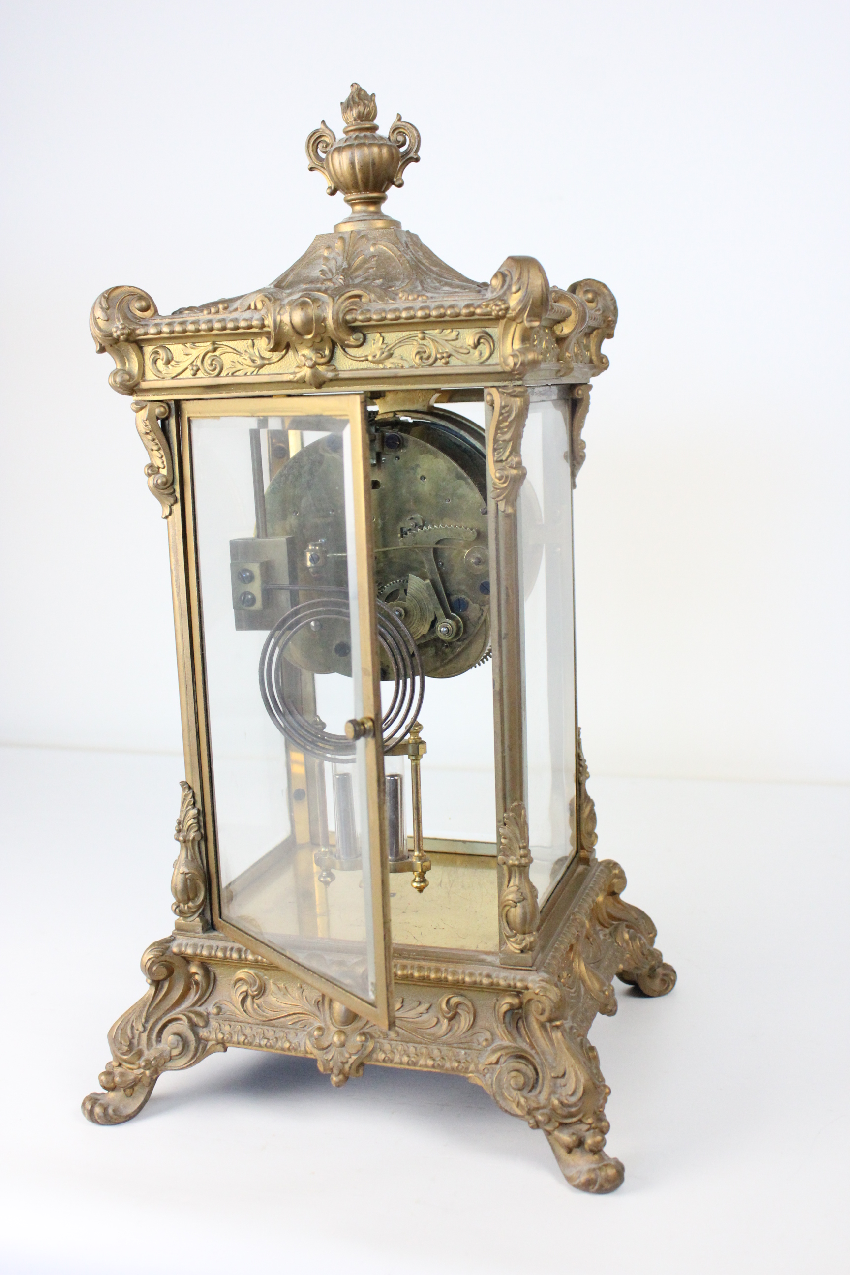 Ansonia Crystal Regulator Mantle Clock 