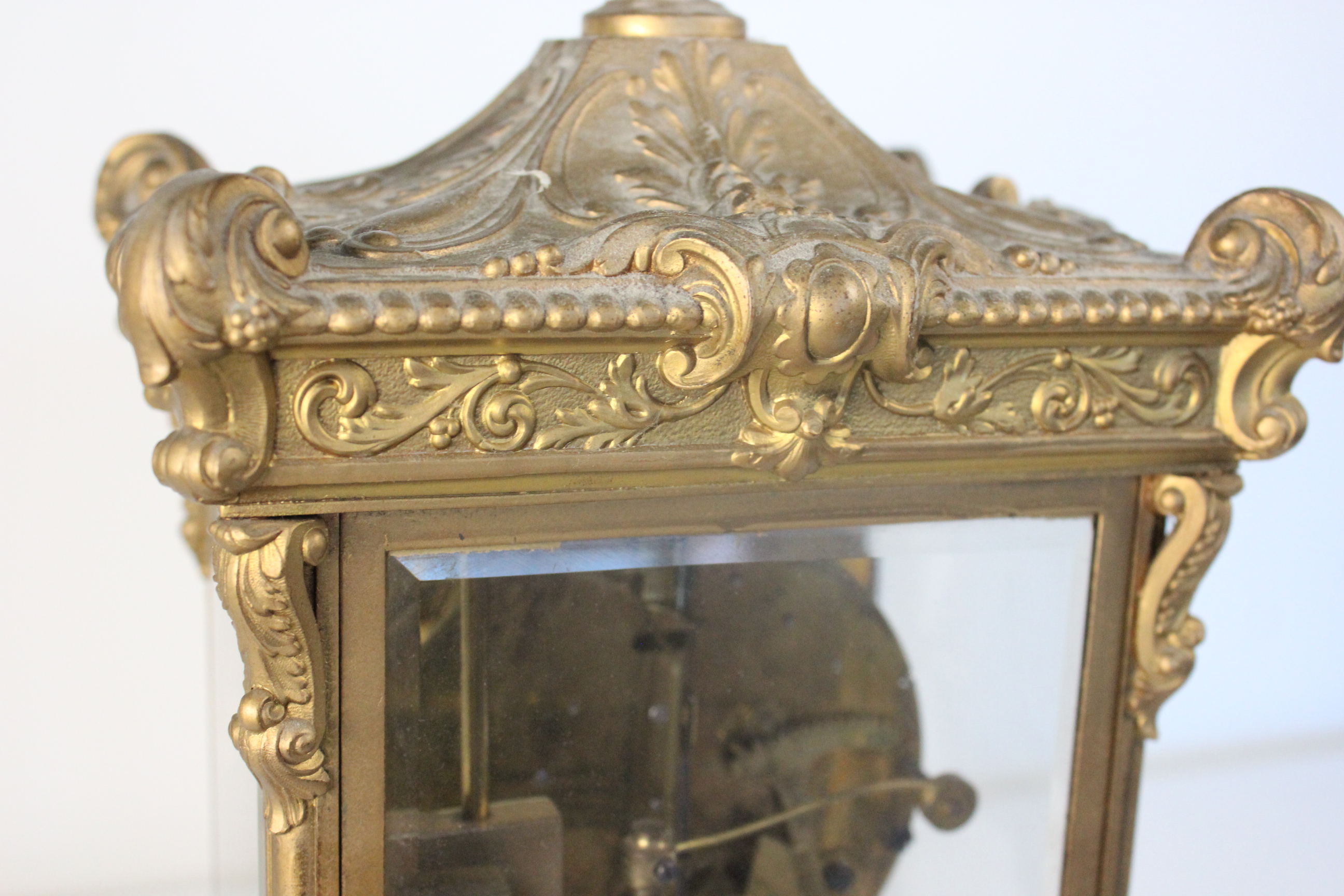 Ansonia Crystal Regulator Mantle Clock 