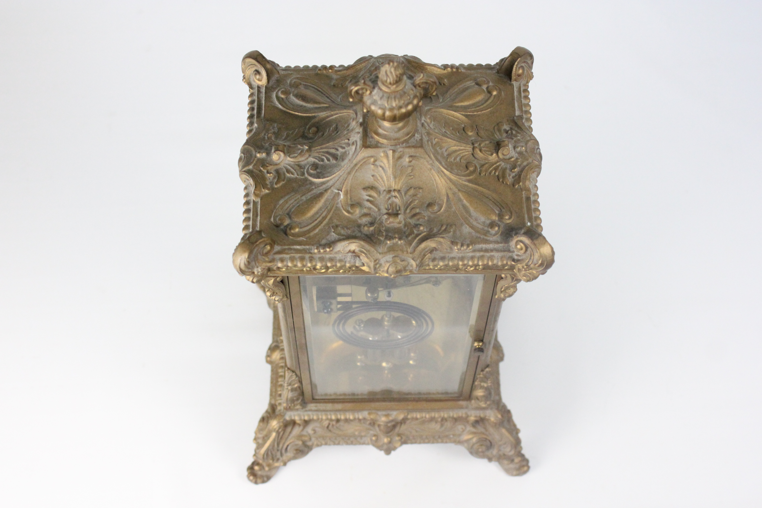 Ansonia Crystal Regulator Mantle Clock 