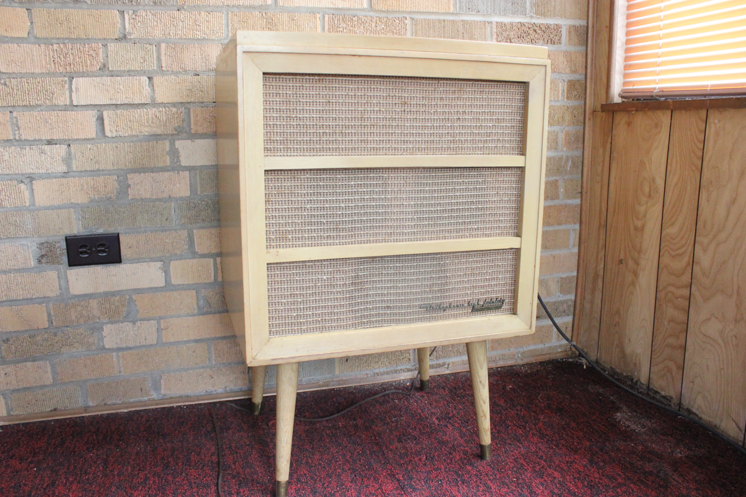 Mid-Century RCA Victor High Fidelity Orthophonic Record Player